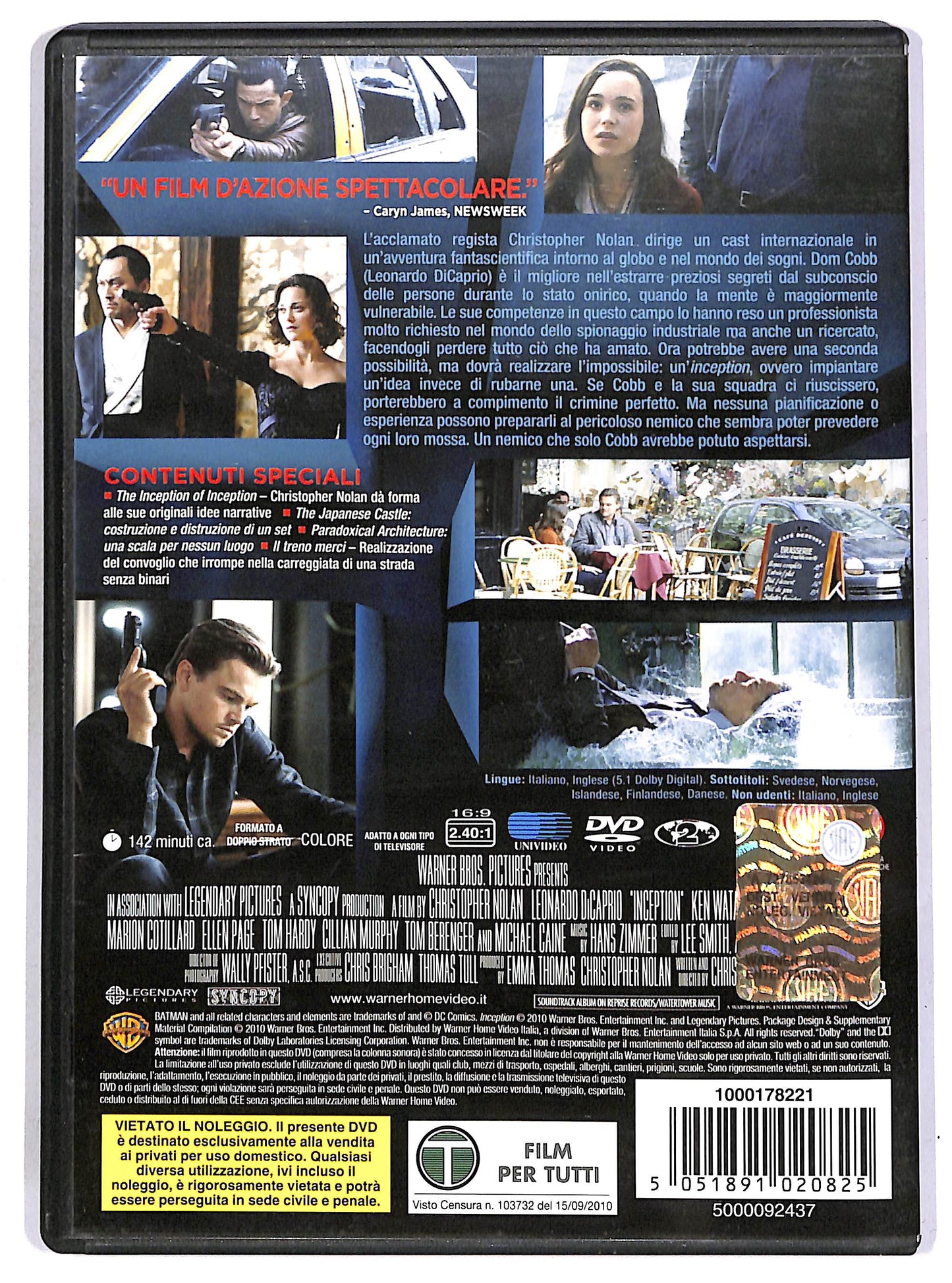 EBOND Inception DVD D690534