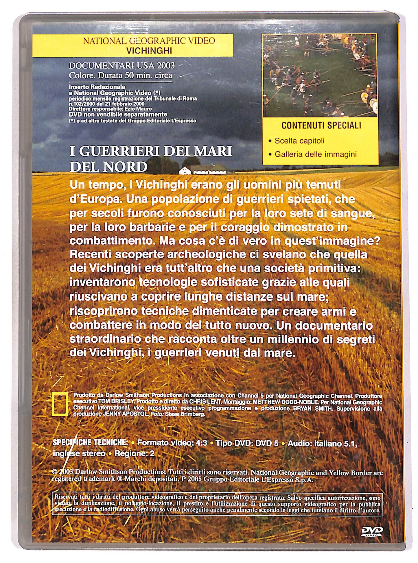 EBOND National Geographic vol 34 Vichinghi EDITORIALE DVD D690558
