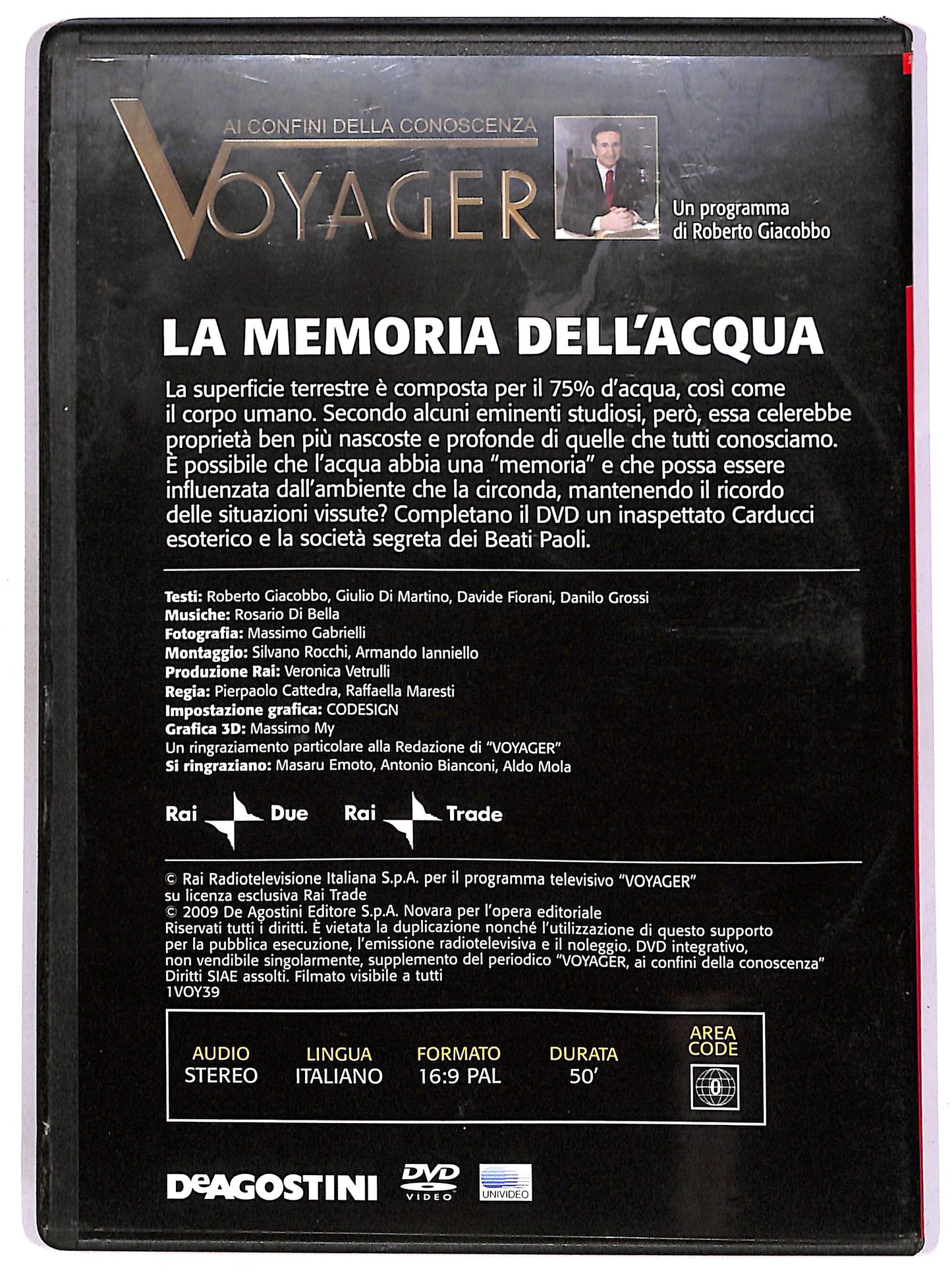 EBOND Voyager Vol.39 - La memoria dell'acqua EDITORIALE DVD D690659