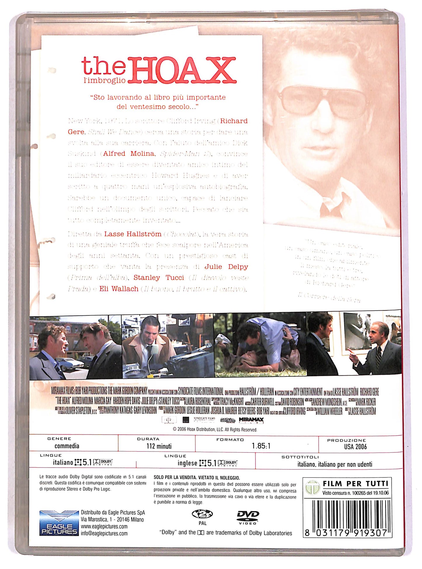 EBOND The Hoax - L'imbroglio DVD D690660