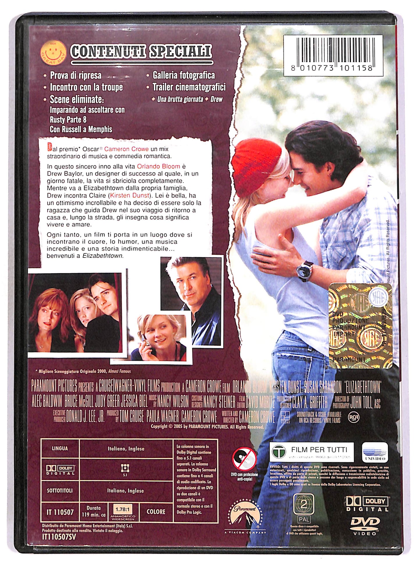 EBOND Elizabethtown DVD D690712