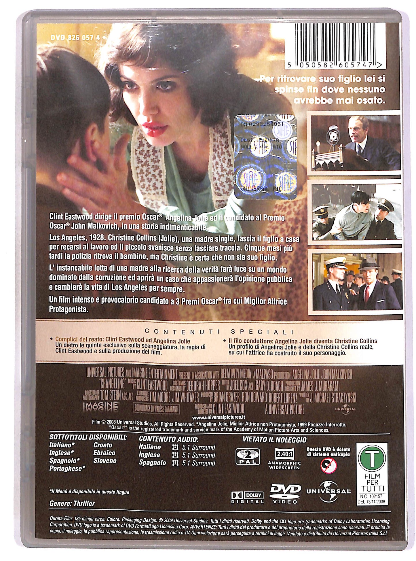 EBOND Changeling - Una storia vera DVD D690745