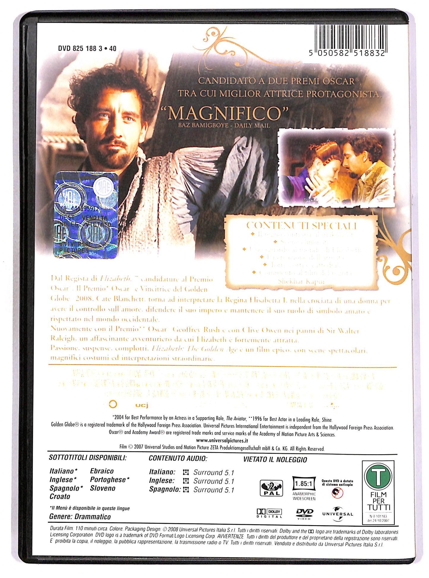 EBOND Elizabeth - The Golden Age DVD D690748