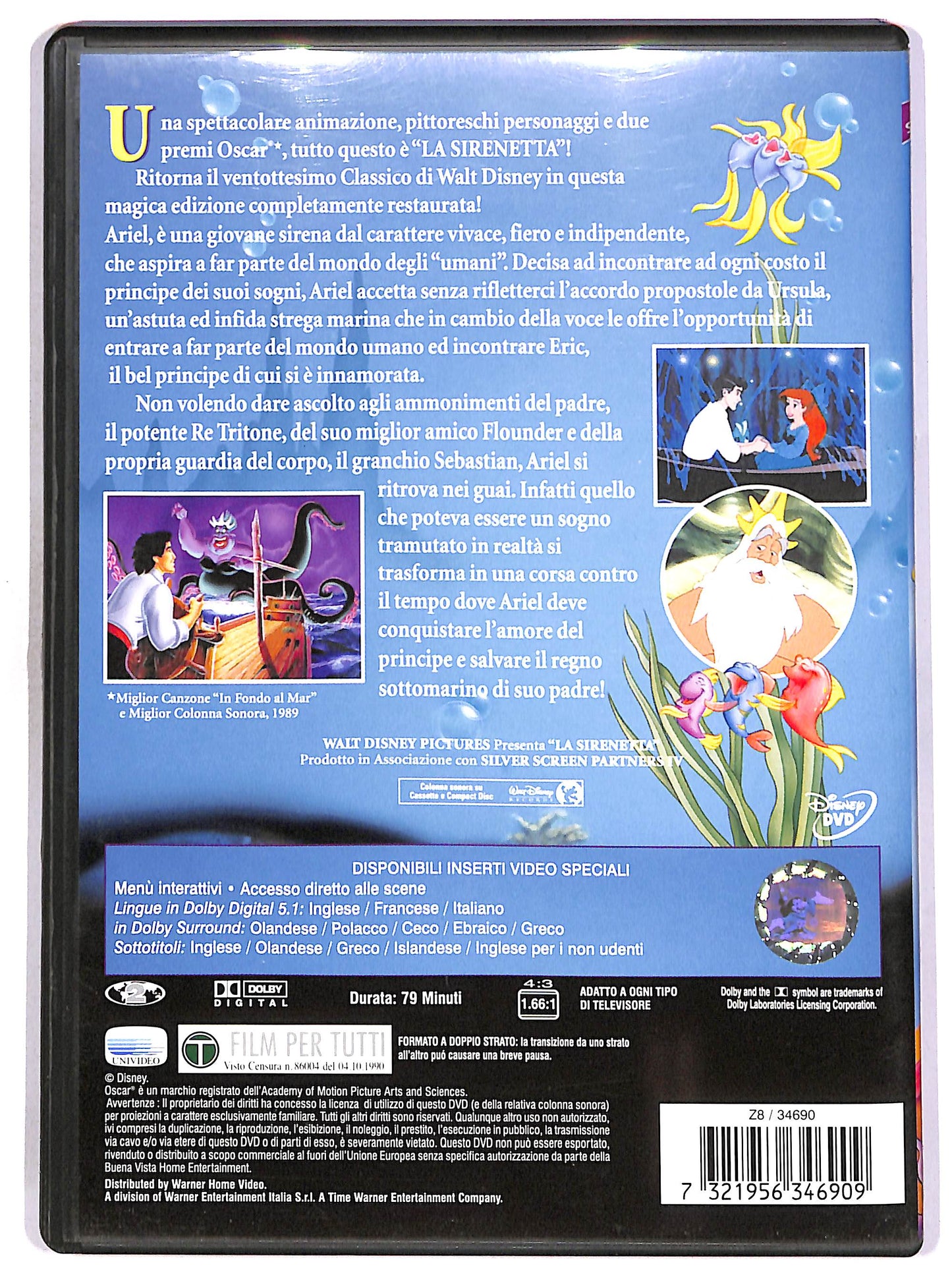 EBOND La sirenetta DVD D690814