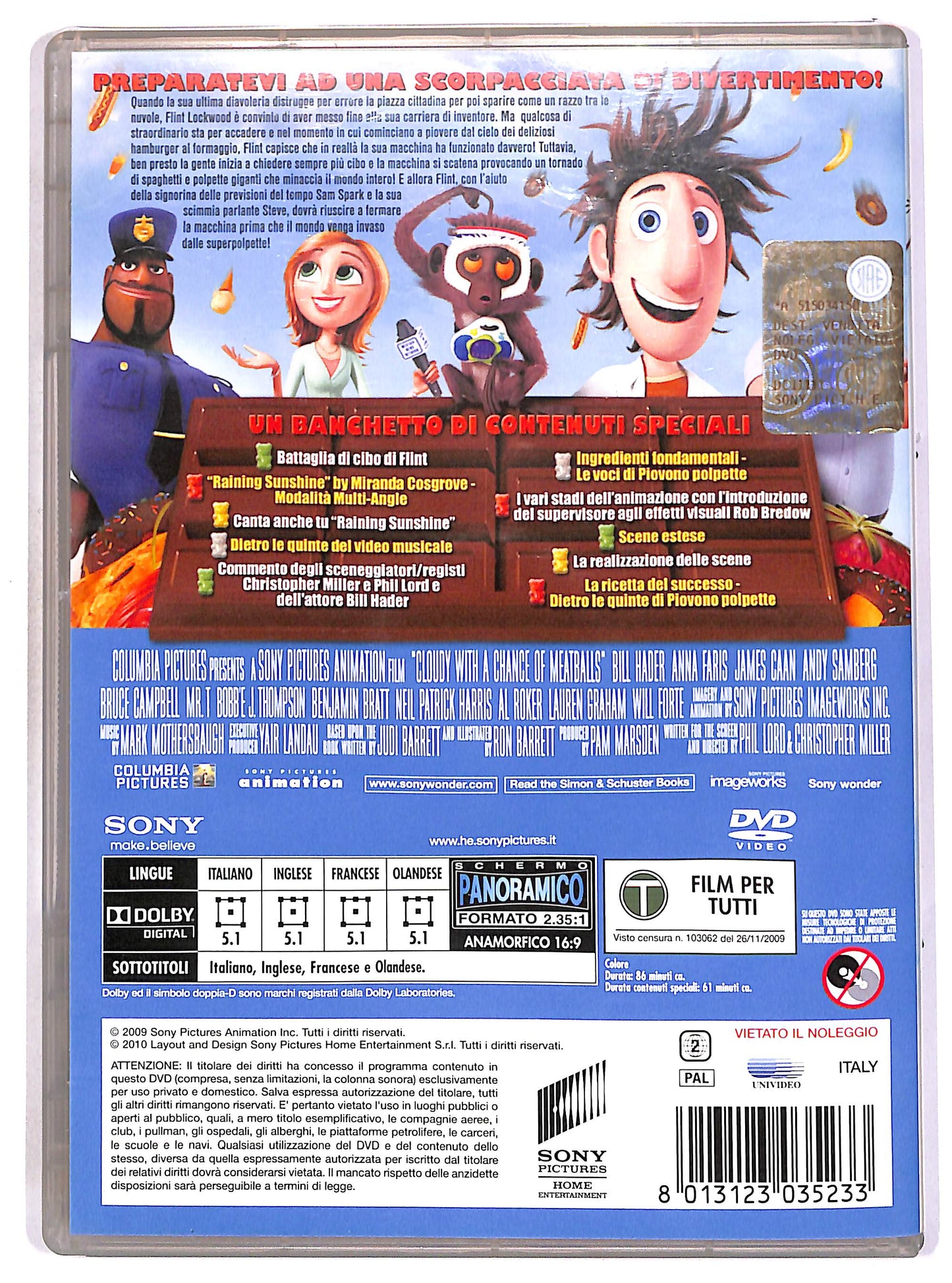 EBOND Piovono Polpette DVD D690832