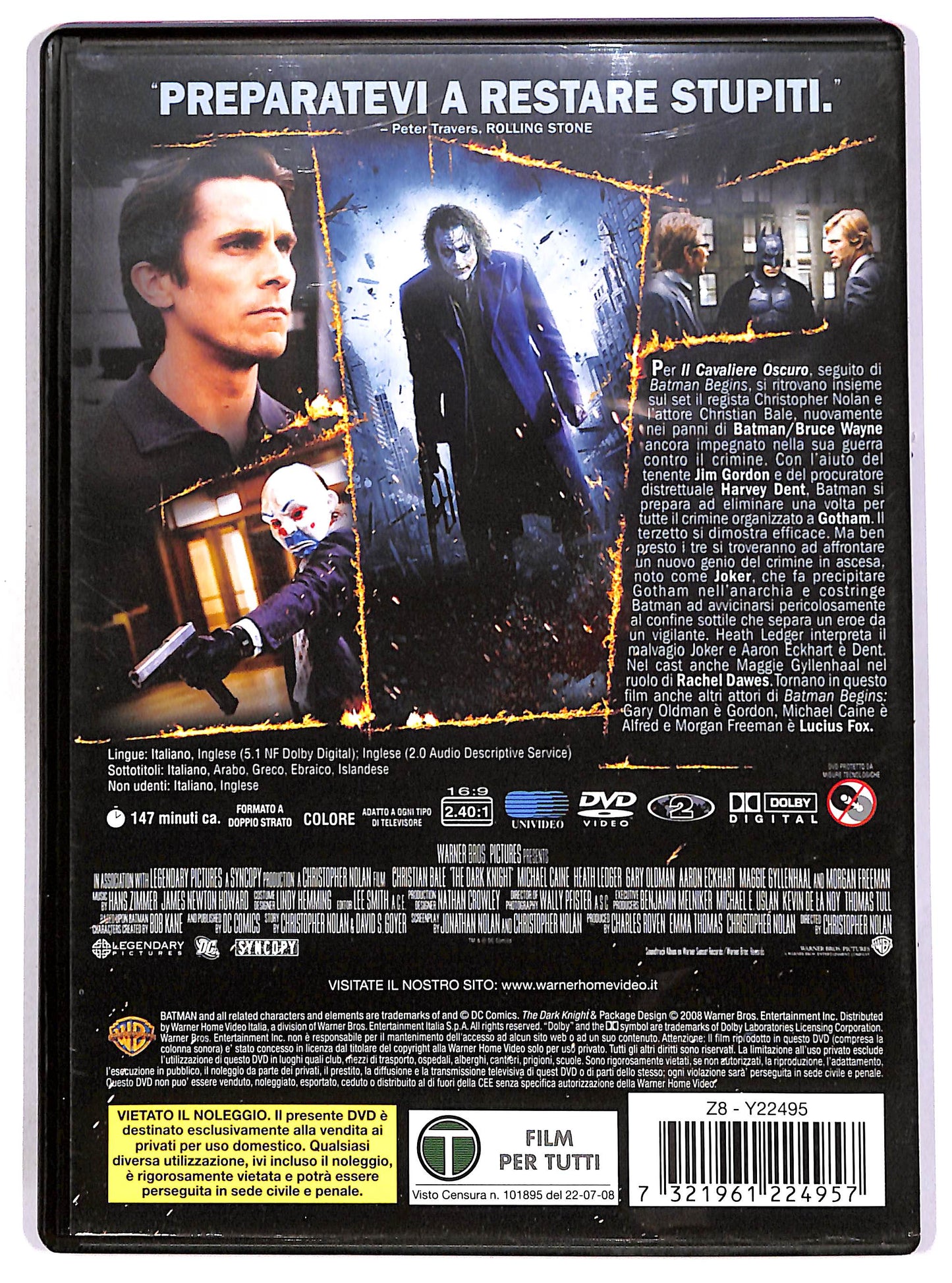 EBOND Il cavaliere oscuro DVD D690833