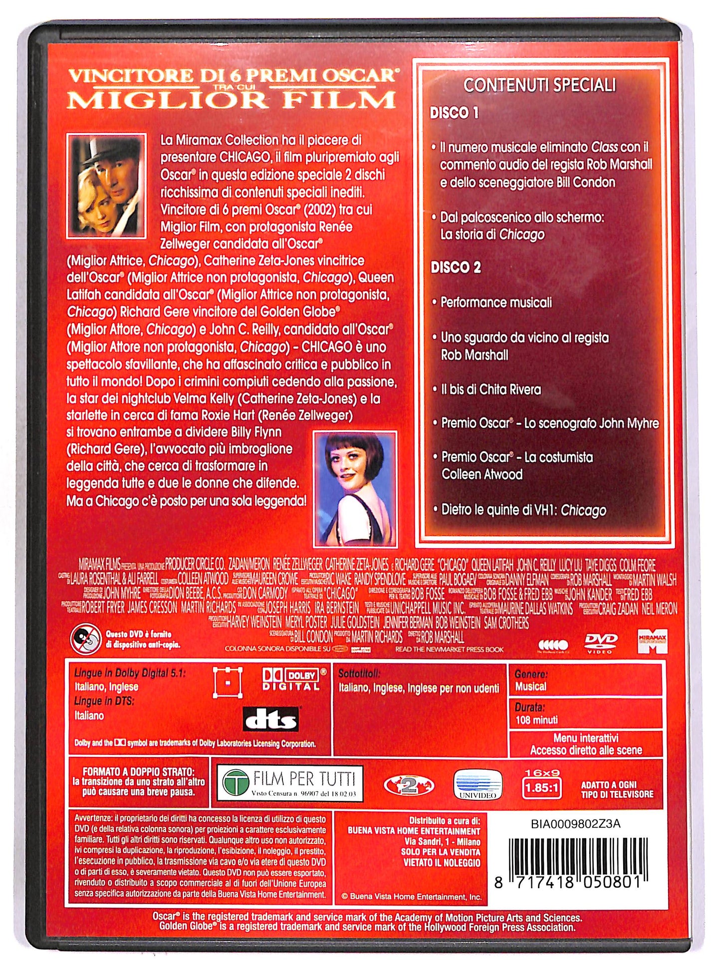 EBOND Chicago (2 dischi) EDIZIONE SPECIALE DVD D690908