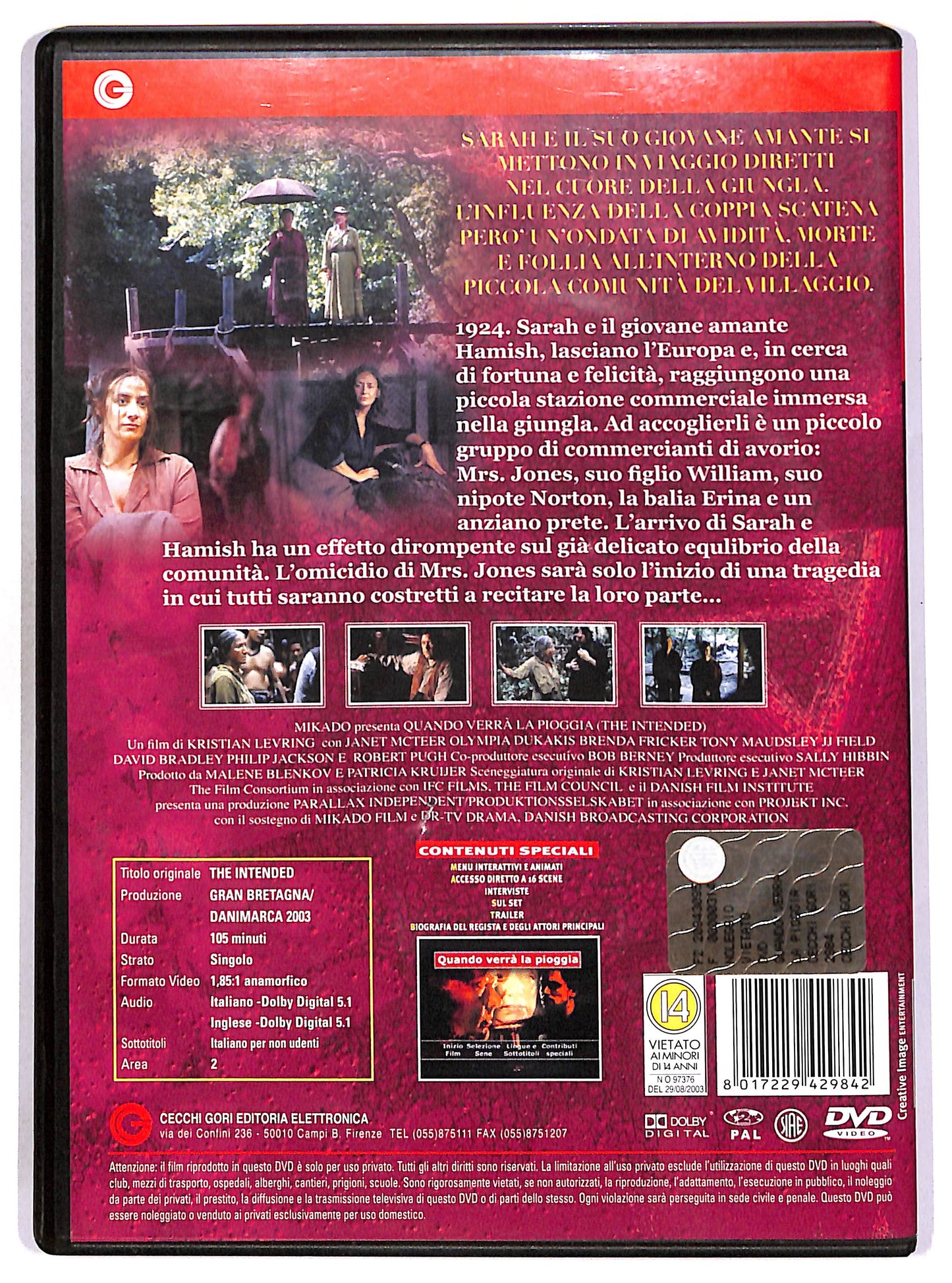 EBOND Quando verra la pioggia DVD D690934