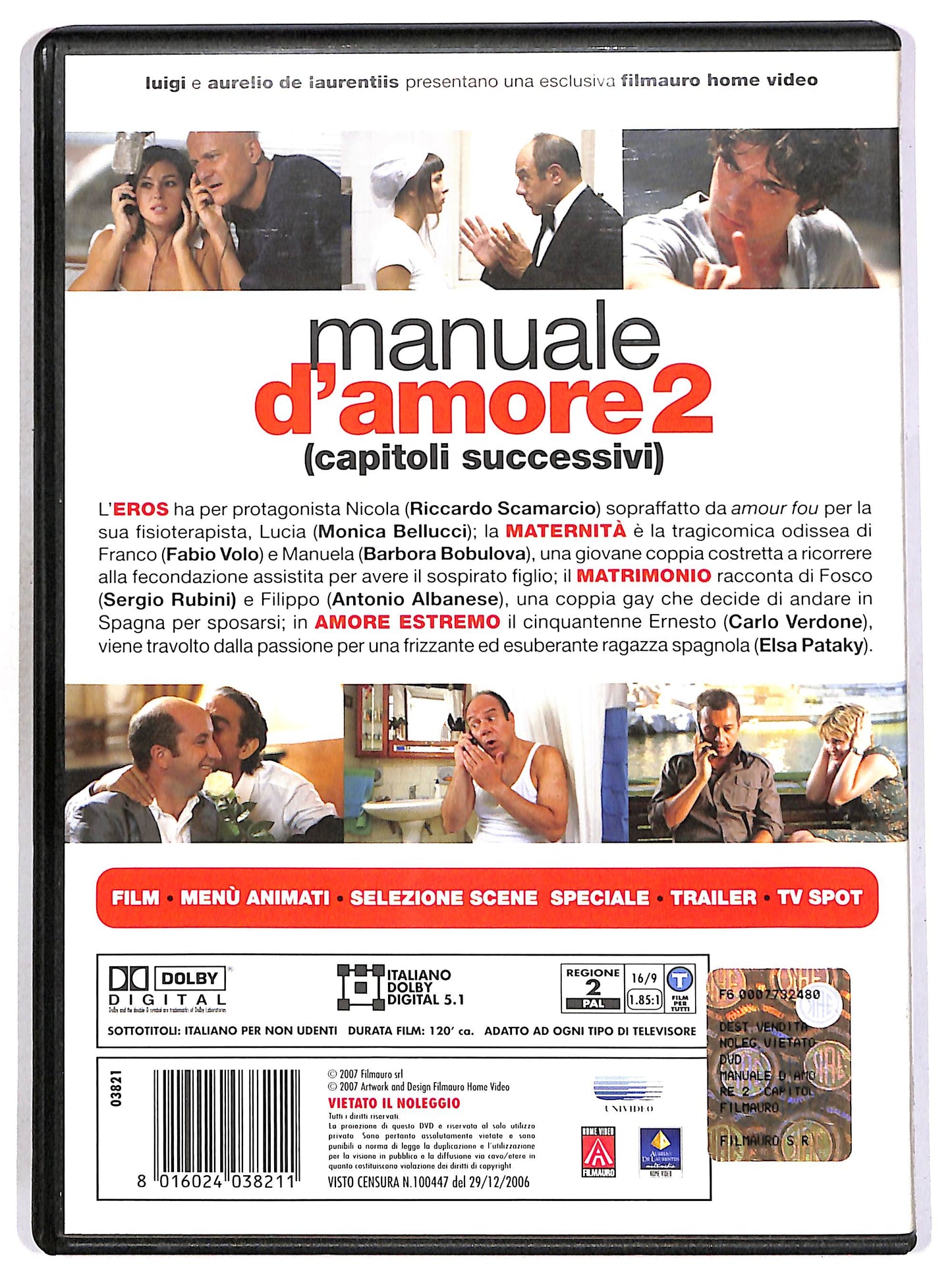 EBOND Manuale d'amore 2 (capitoli successivi) DVD D691126