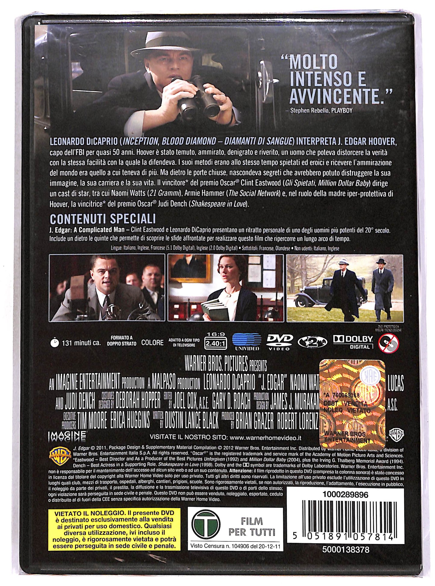 EBOND J. Edgar DVD D691153