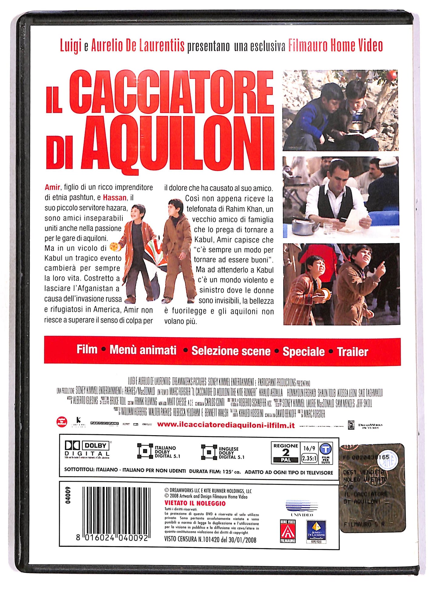 EBOND Il cacciatore di aquiloni DVD D691156