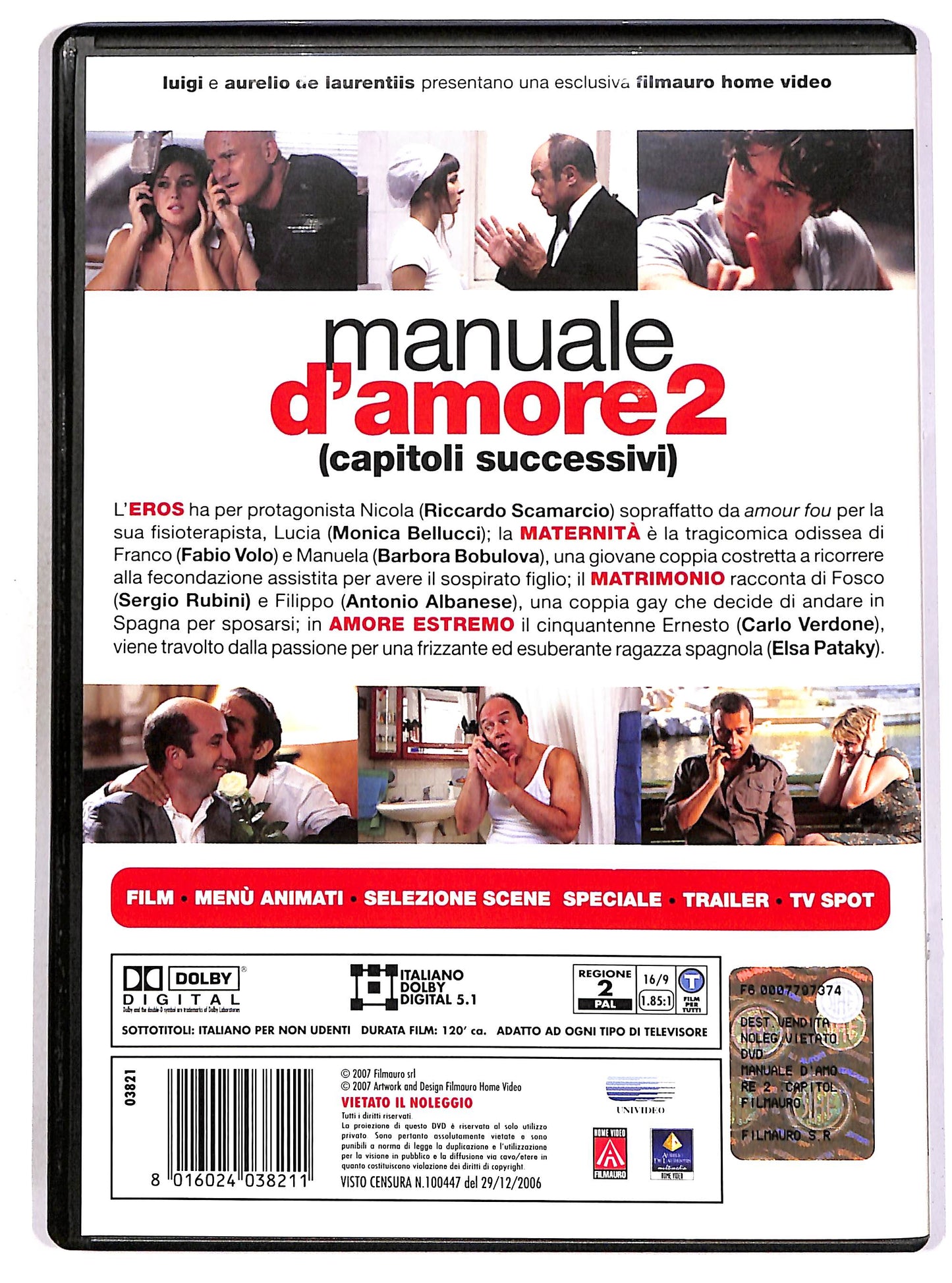 EBOND Manuale d'amore 2 - Capitoli successivi DVD D691227