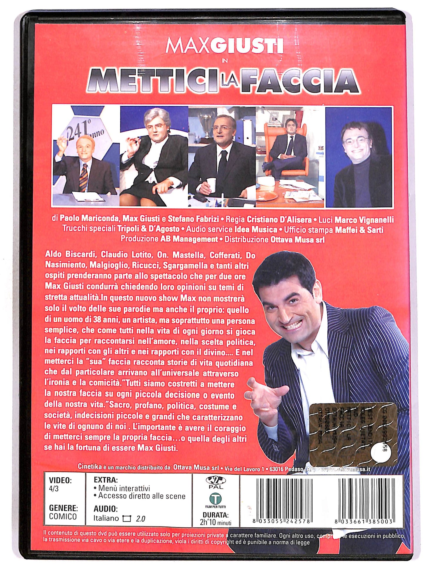 EBOND Mettici la faccia - Max Giusti DVD D691406