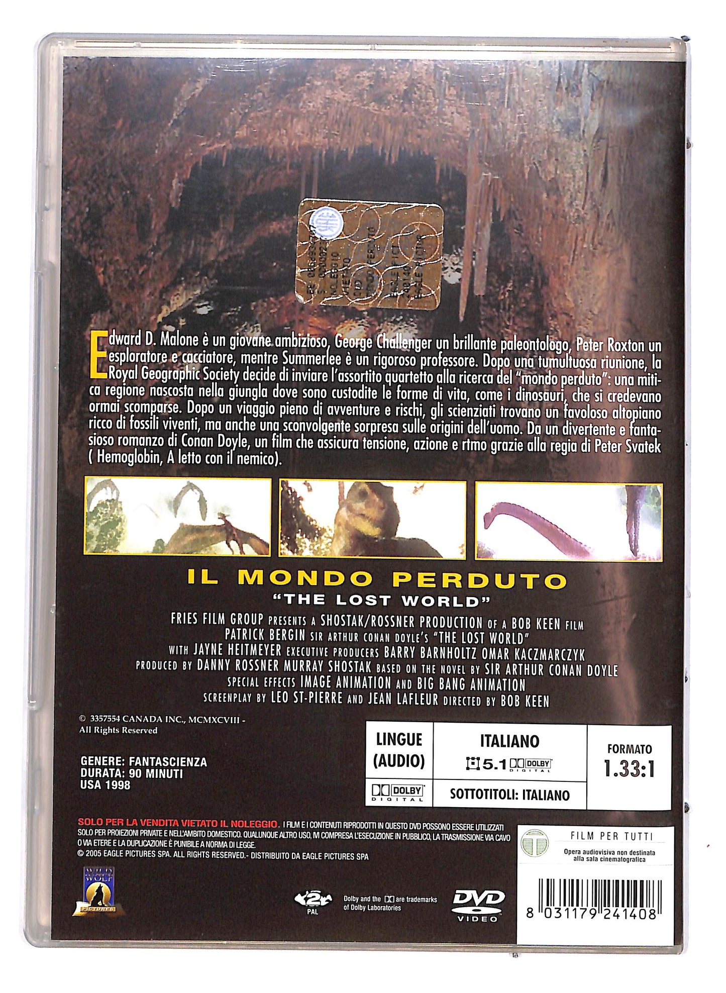 EBOND Il mondo perduto - Slimcase DVD D691514