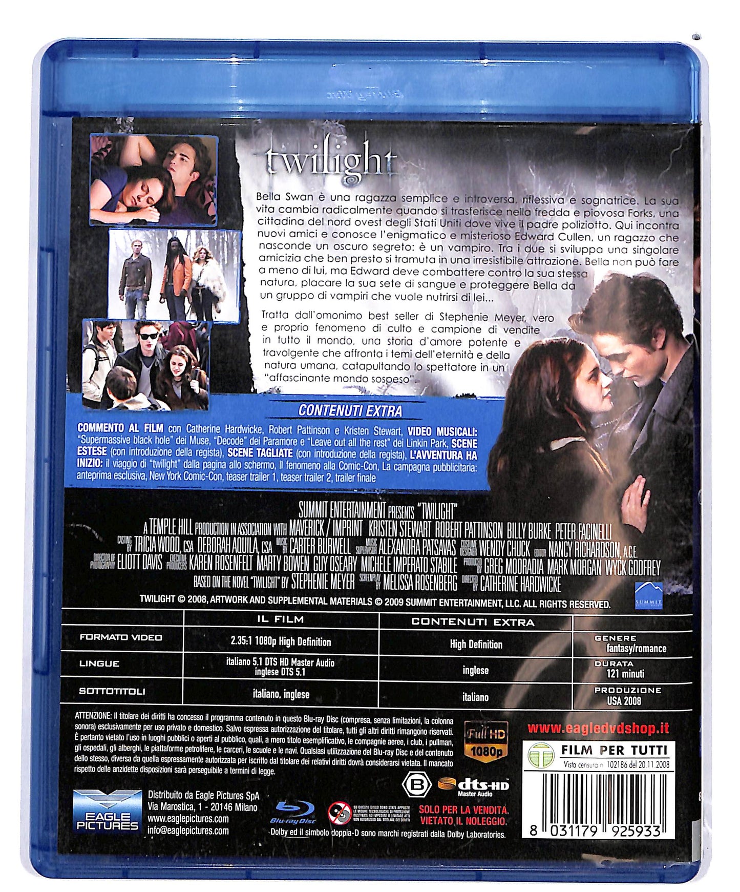 EBOND Twilight EDIZIONE SPECIALE Slipcase BLURAY D691707
