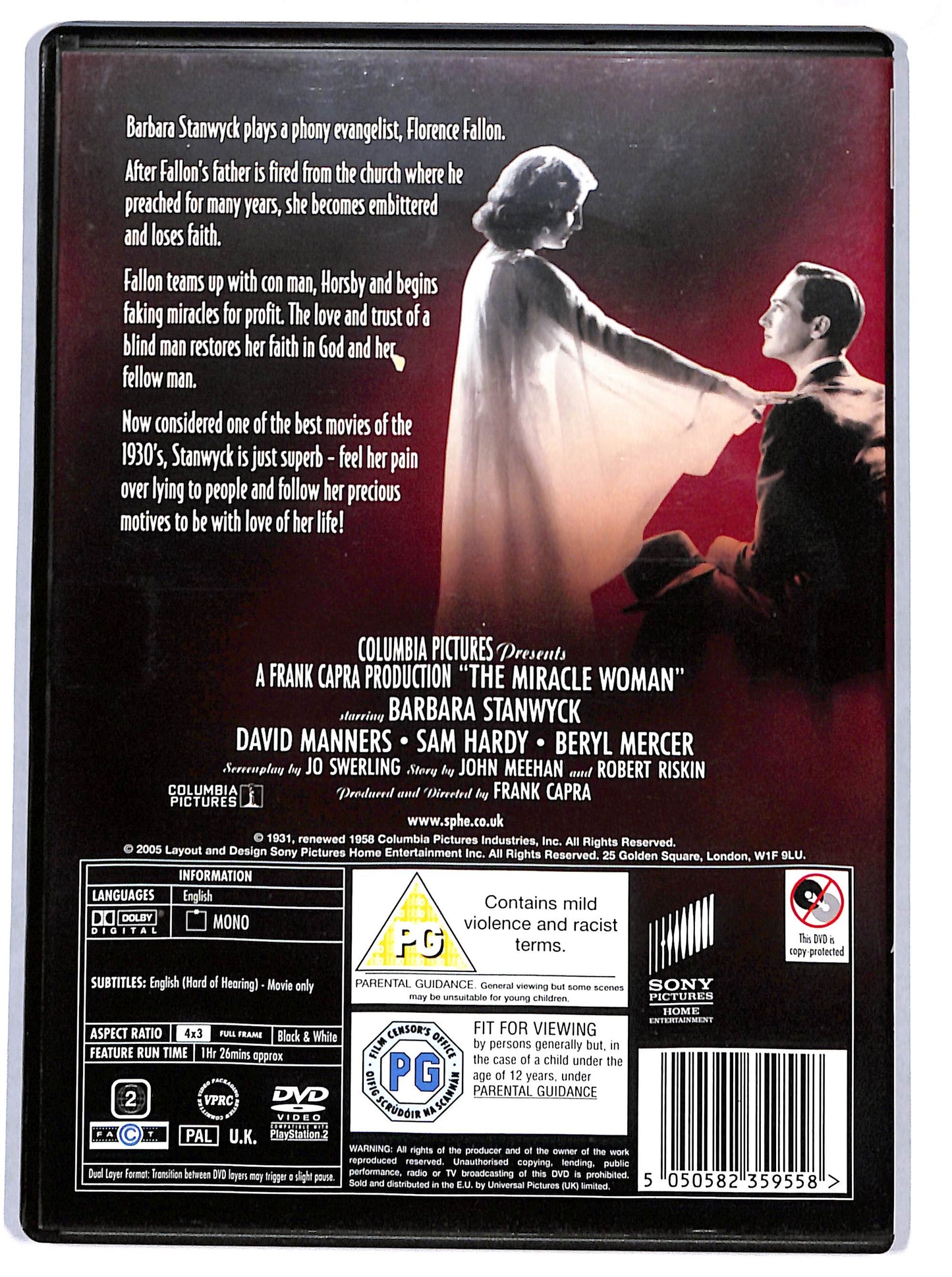 EBOND The Miracle Woman DVD D691847