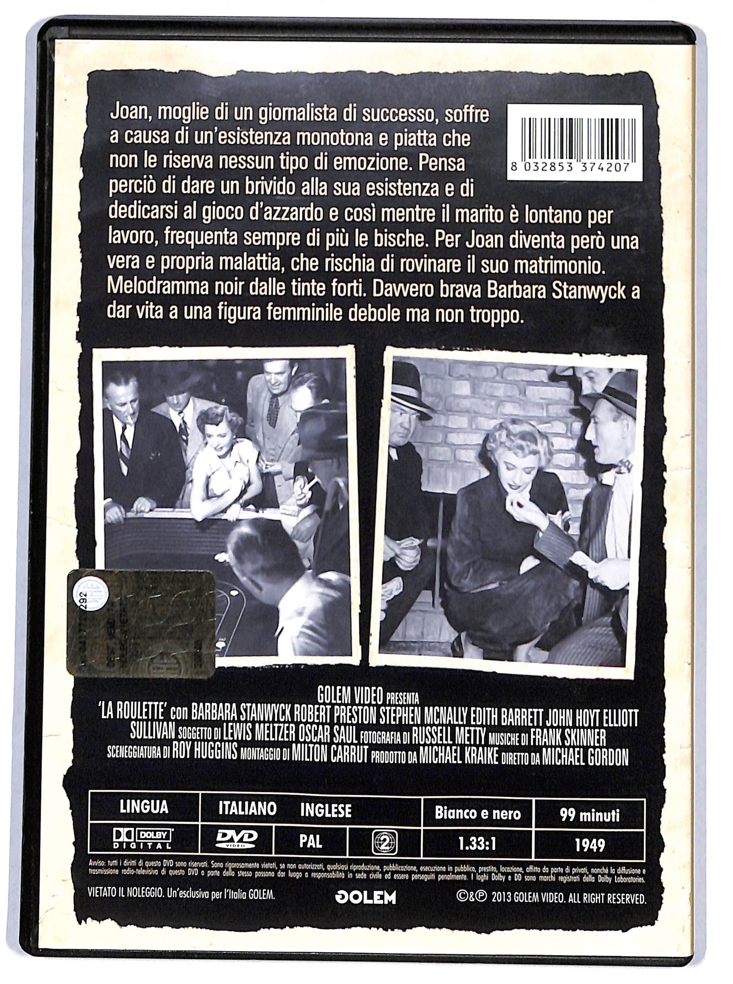EBOND la roulette DVD D691850