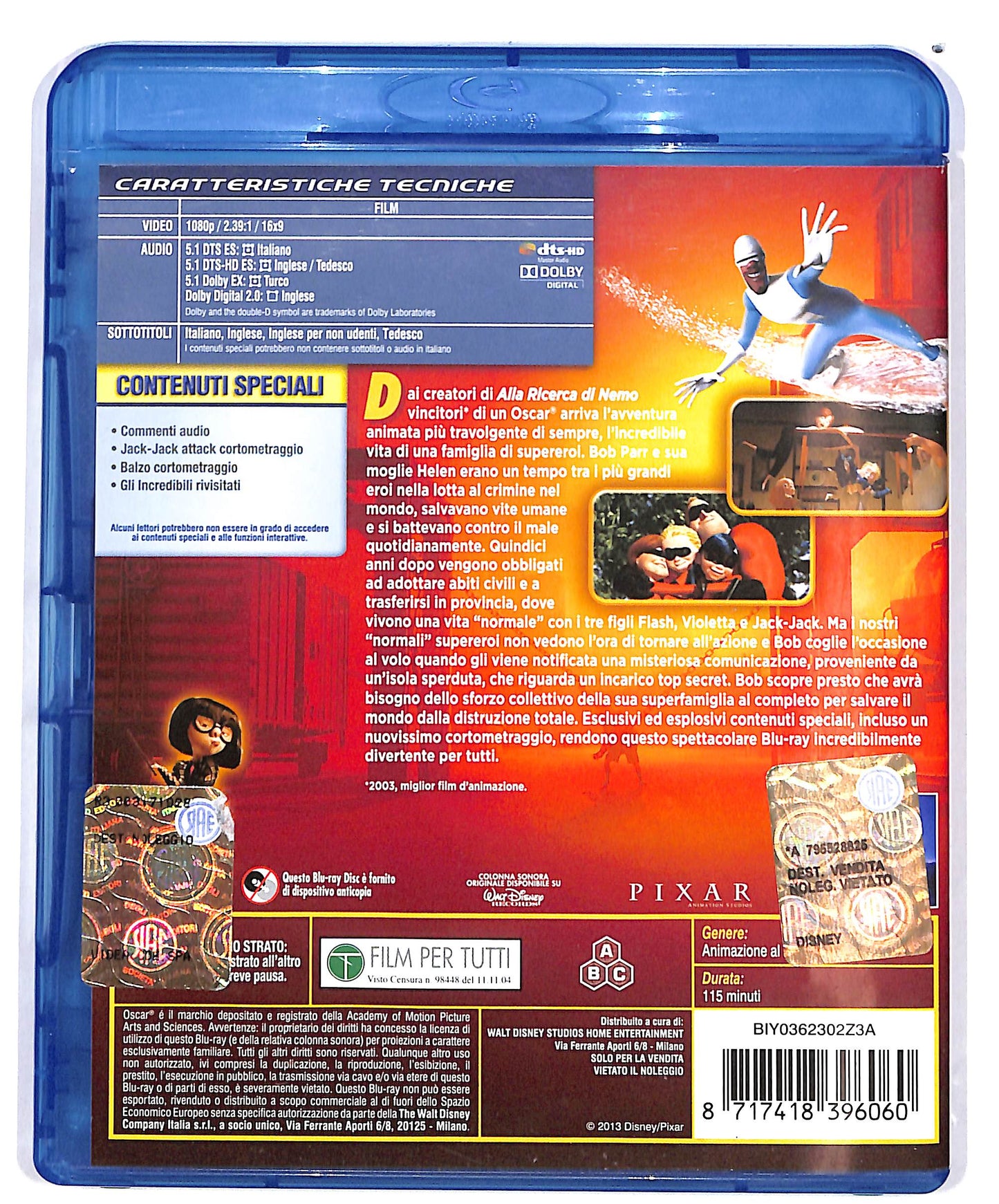 EBOND Gli Incredibili BLURAY D692008