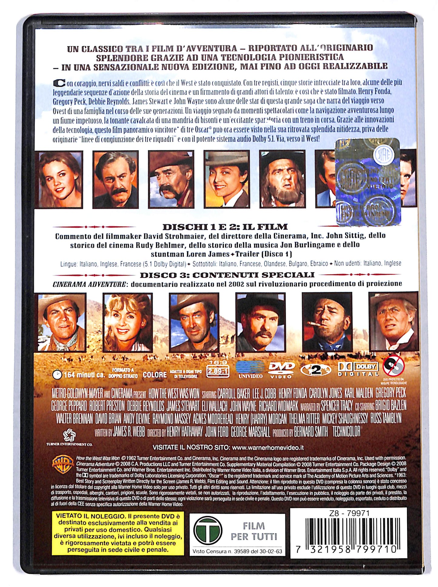 EBOND La conquista del West - EDIZIONE SPECIALE 3 dischi DVD D692332