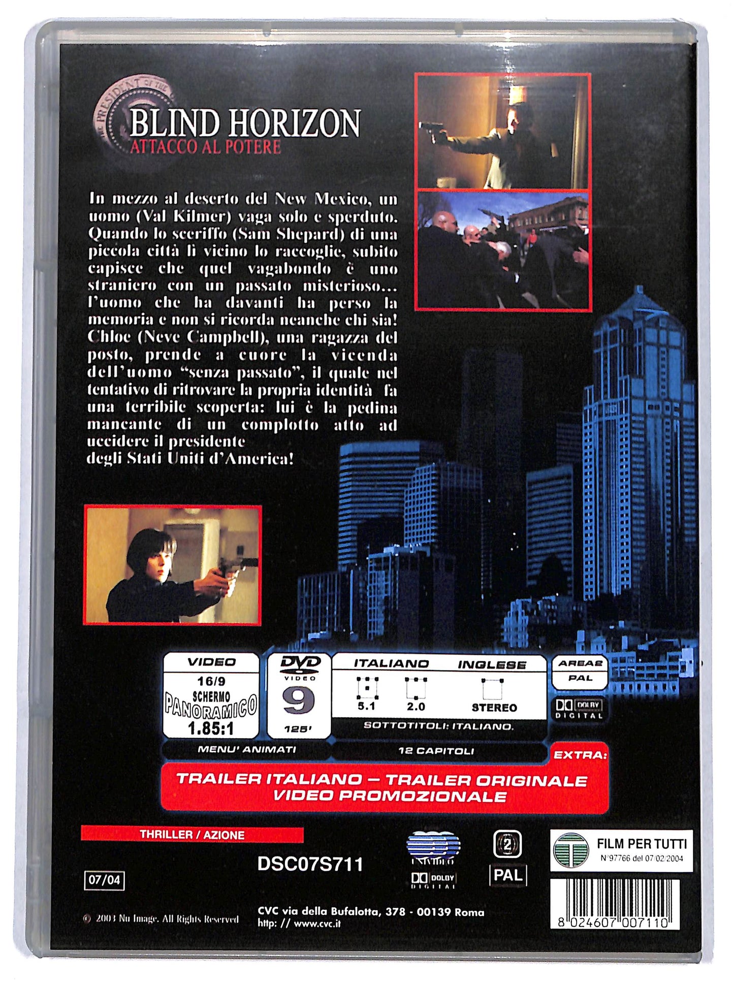 EBOND blind horizon - attacco al potere DVD D692420