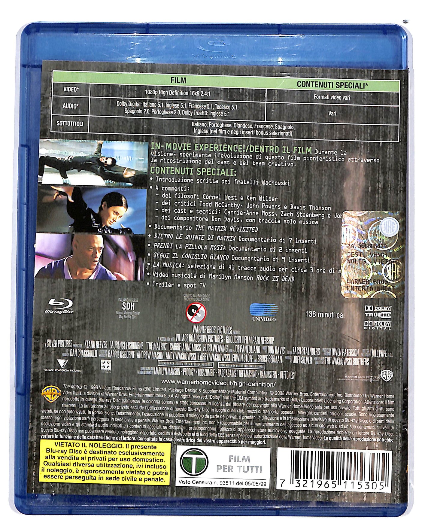 EBOND Matrix BLURAY D692712