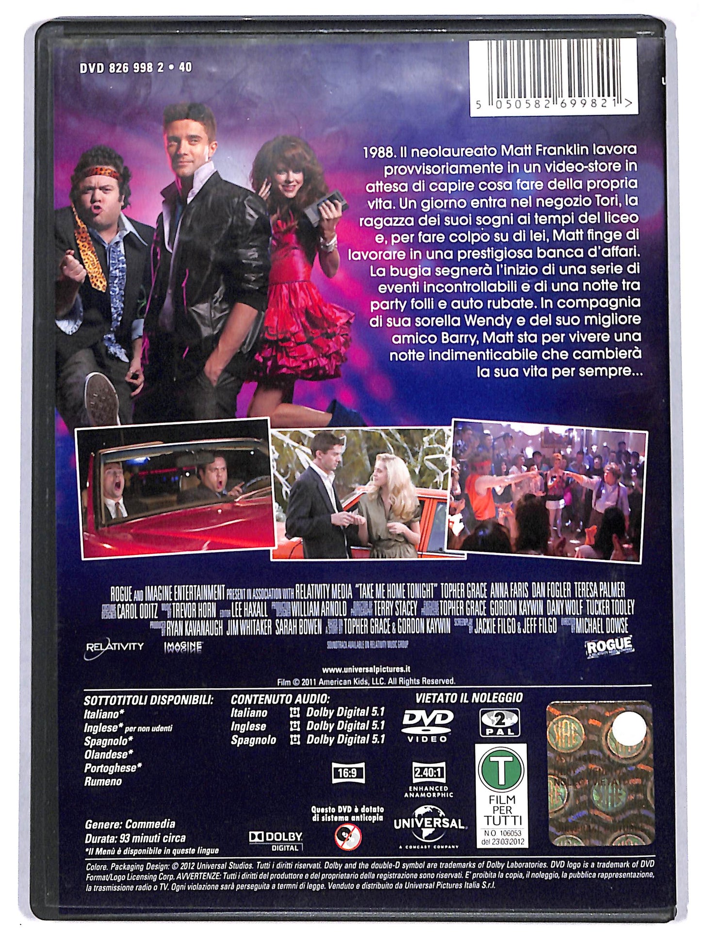 EBOND take me home tonight DVD D692826