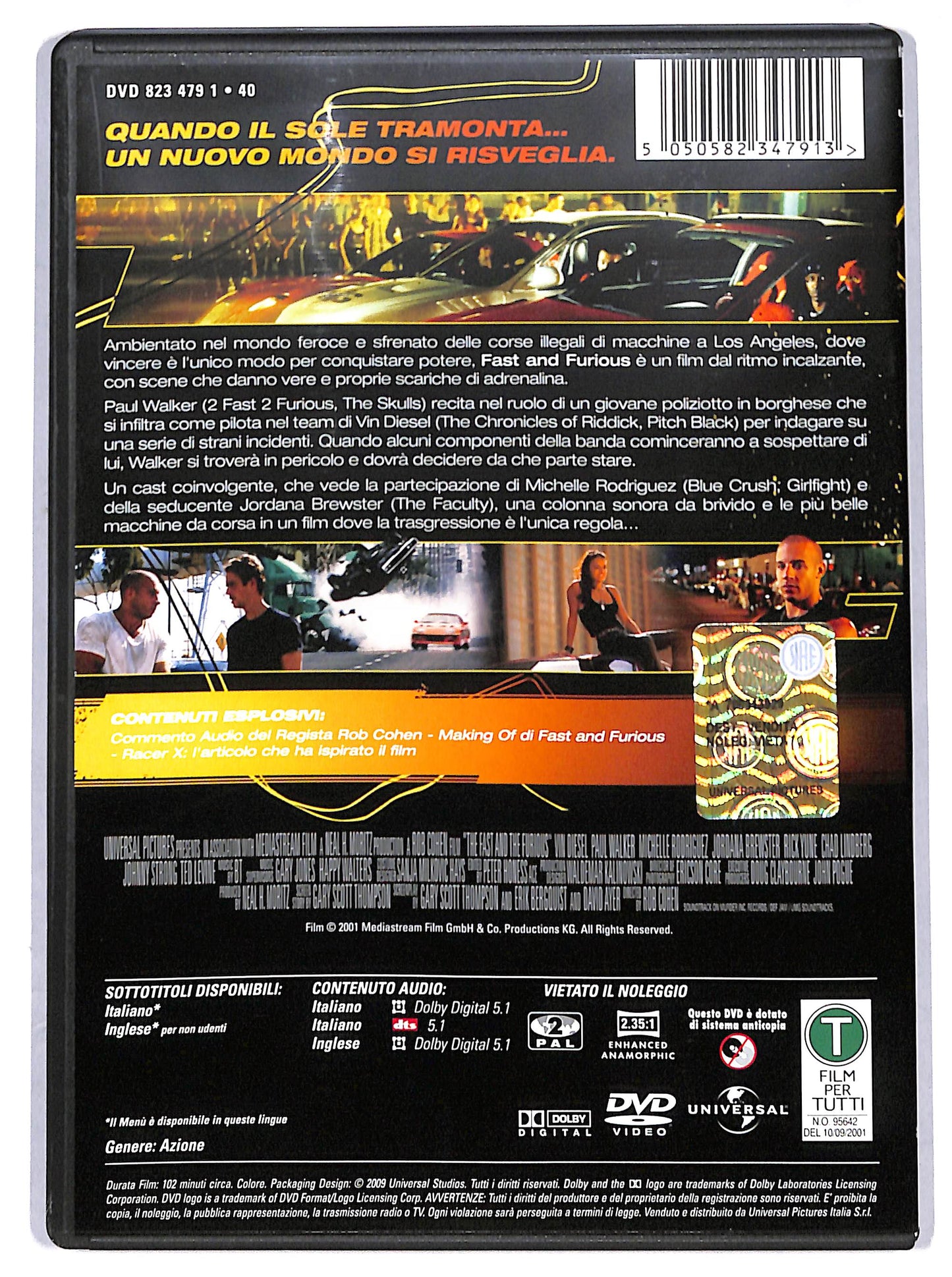 EBOND fast and furious, volume 1 DVD D692856