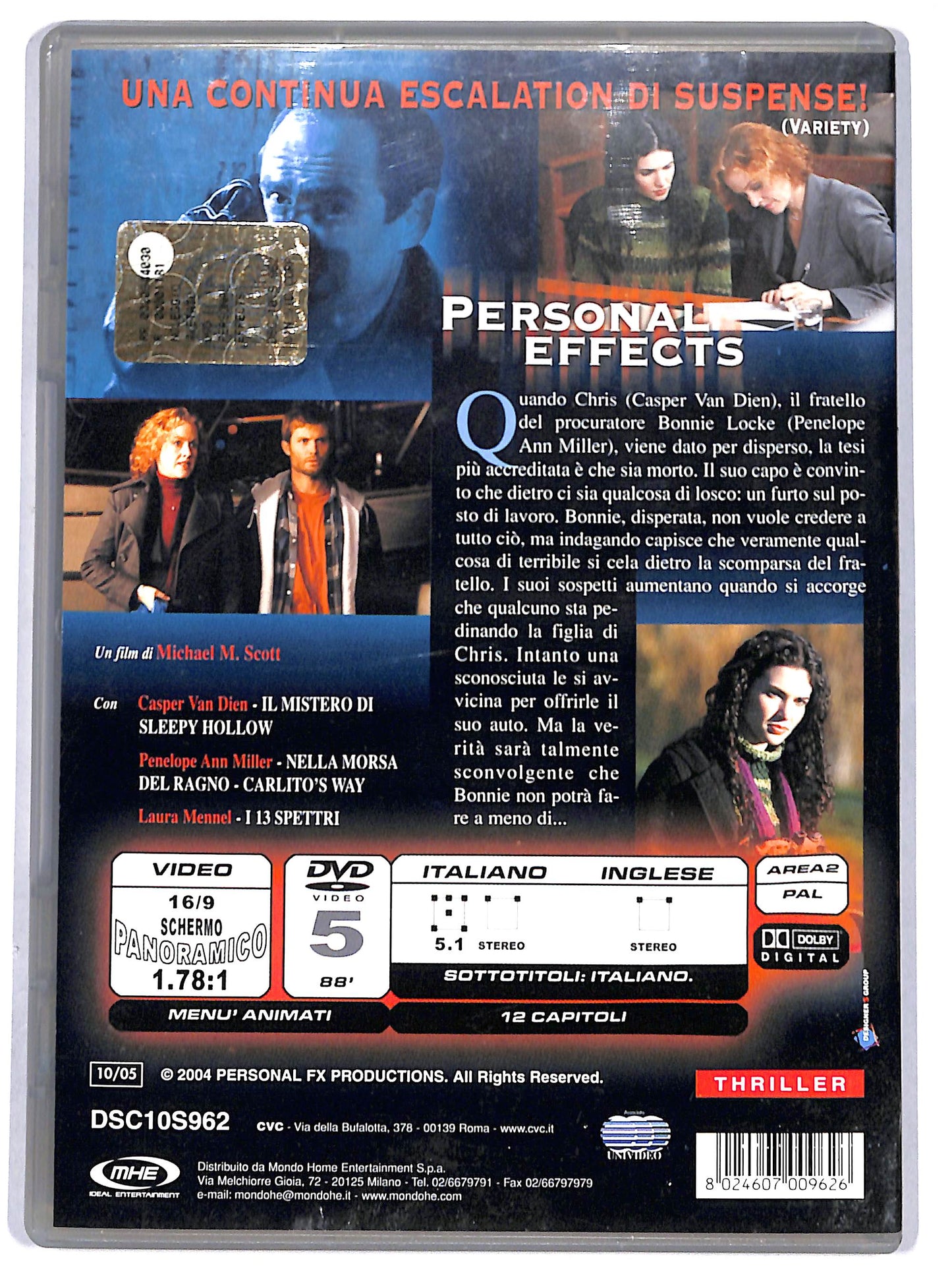 EBOND personal effects DVD D693038