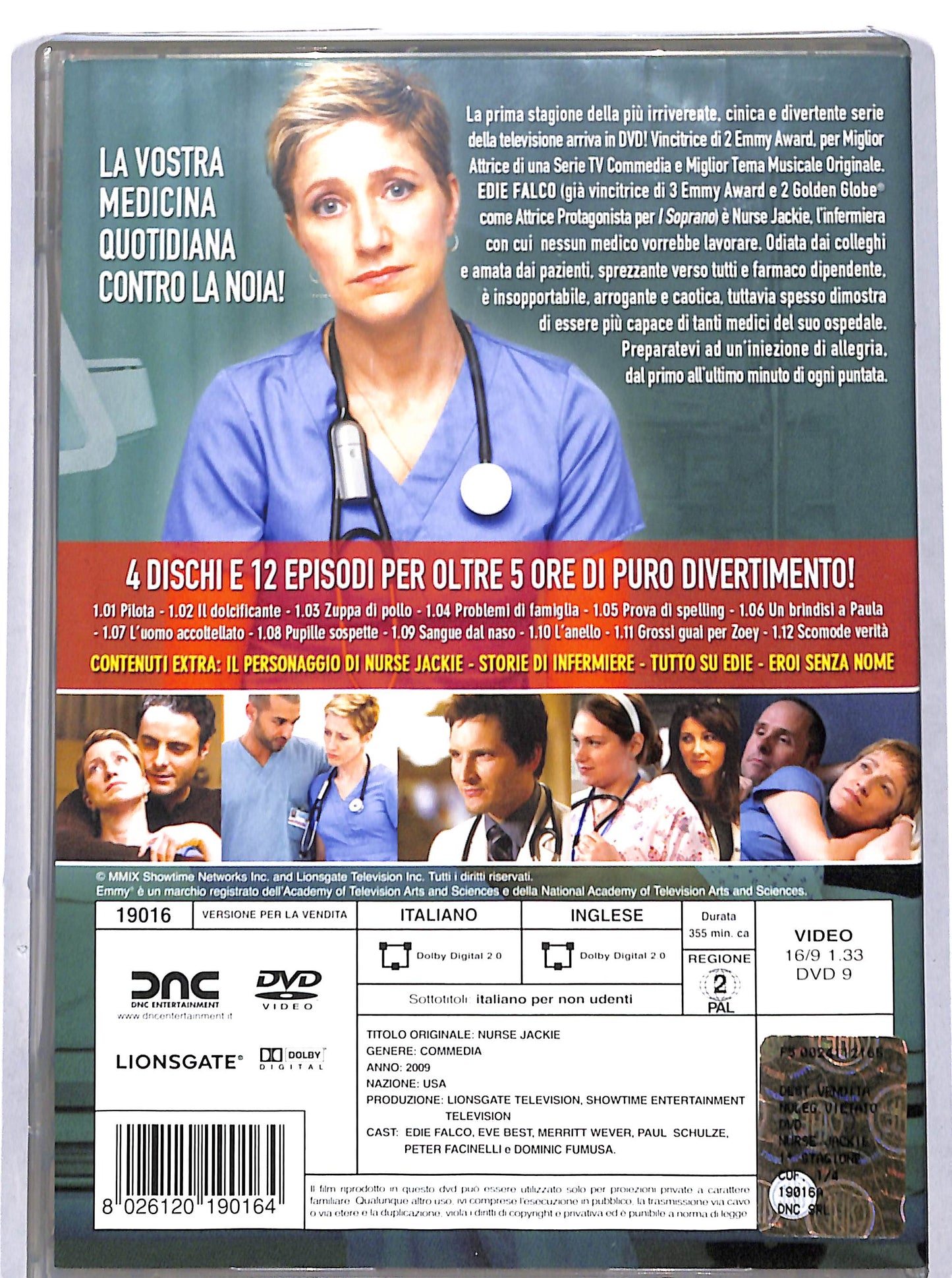 EBOND nurse jackie - terapia d'urto DVD D693055