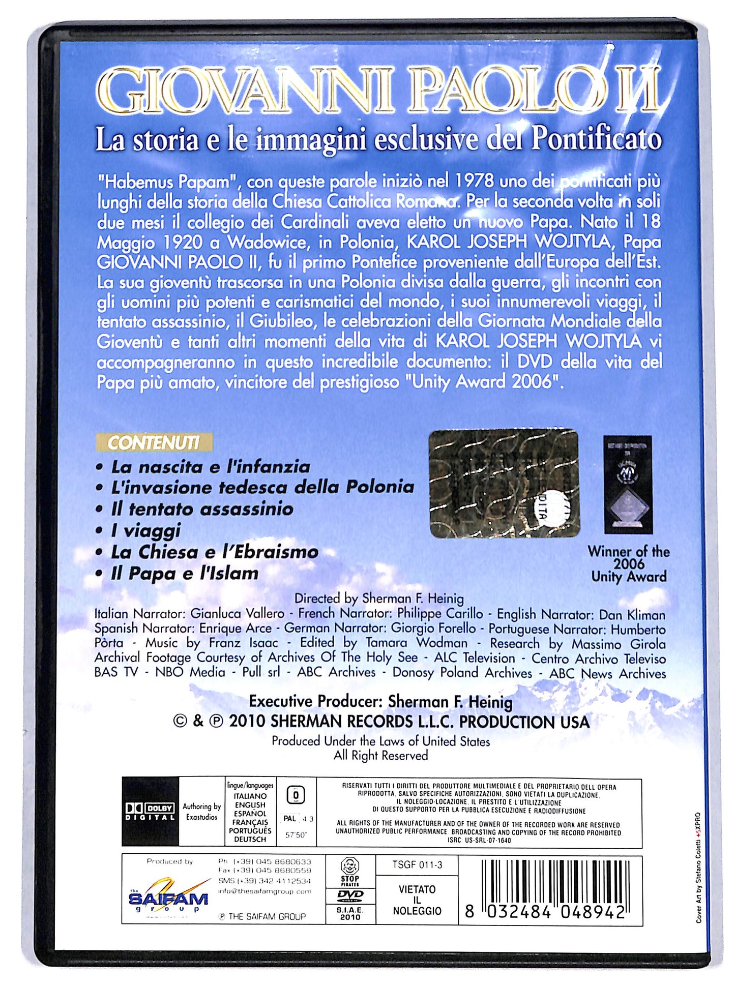 EBOND giovanni paolo II DVD D693056