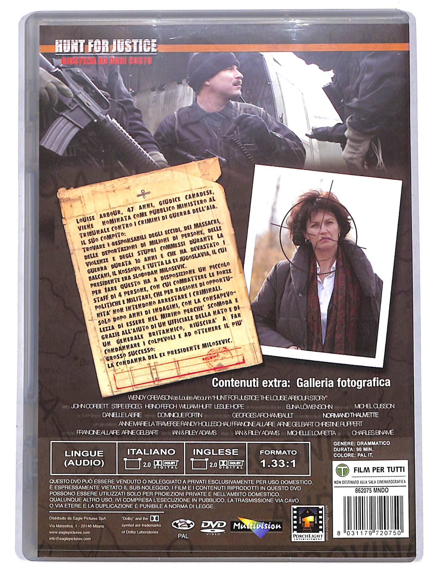 EBOND hunt for justice - giustizia ad ogni costo DVD D693116