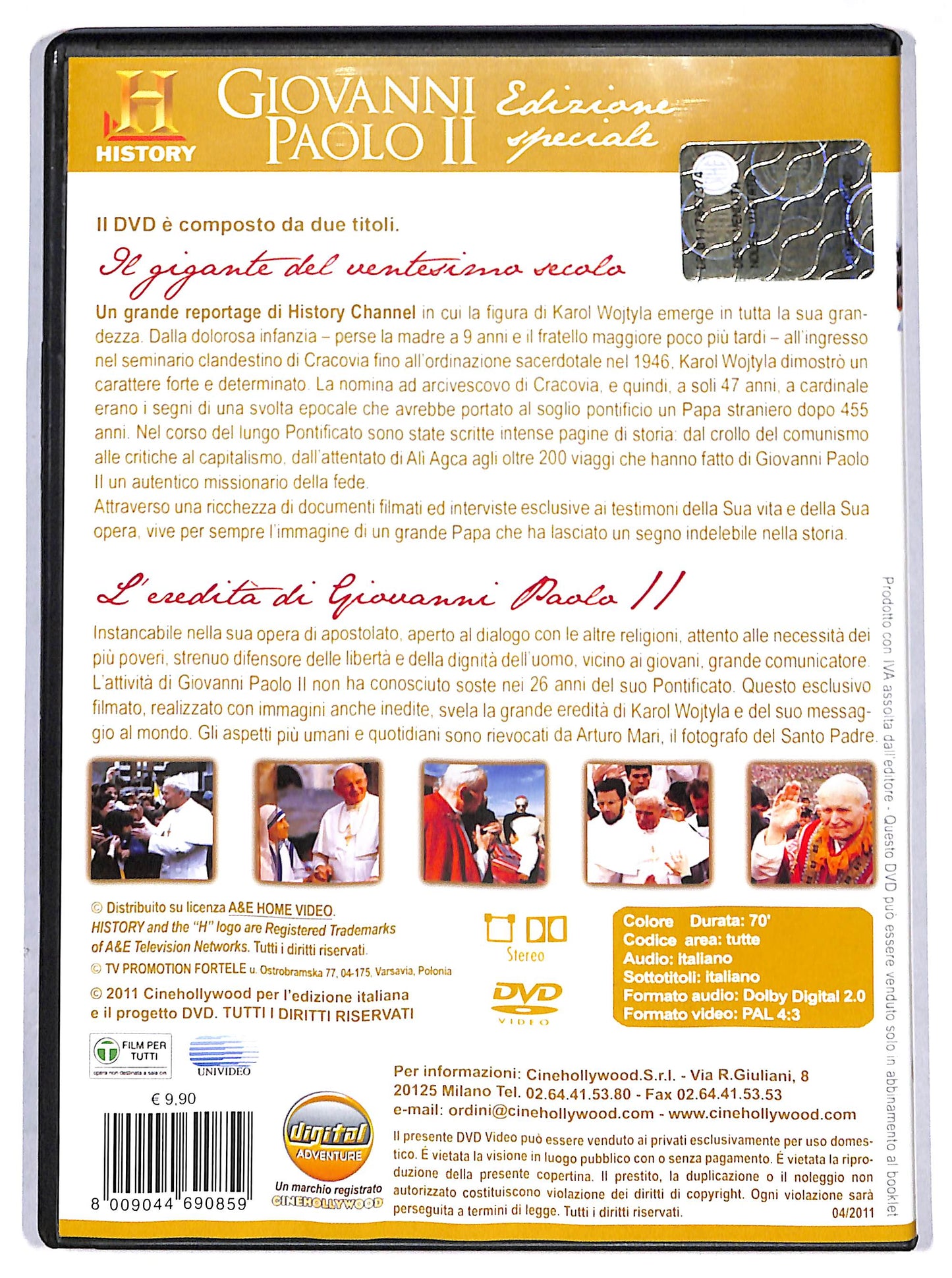 EBOND Giovanni Paolo II DVD D693122