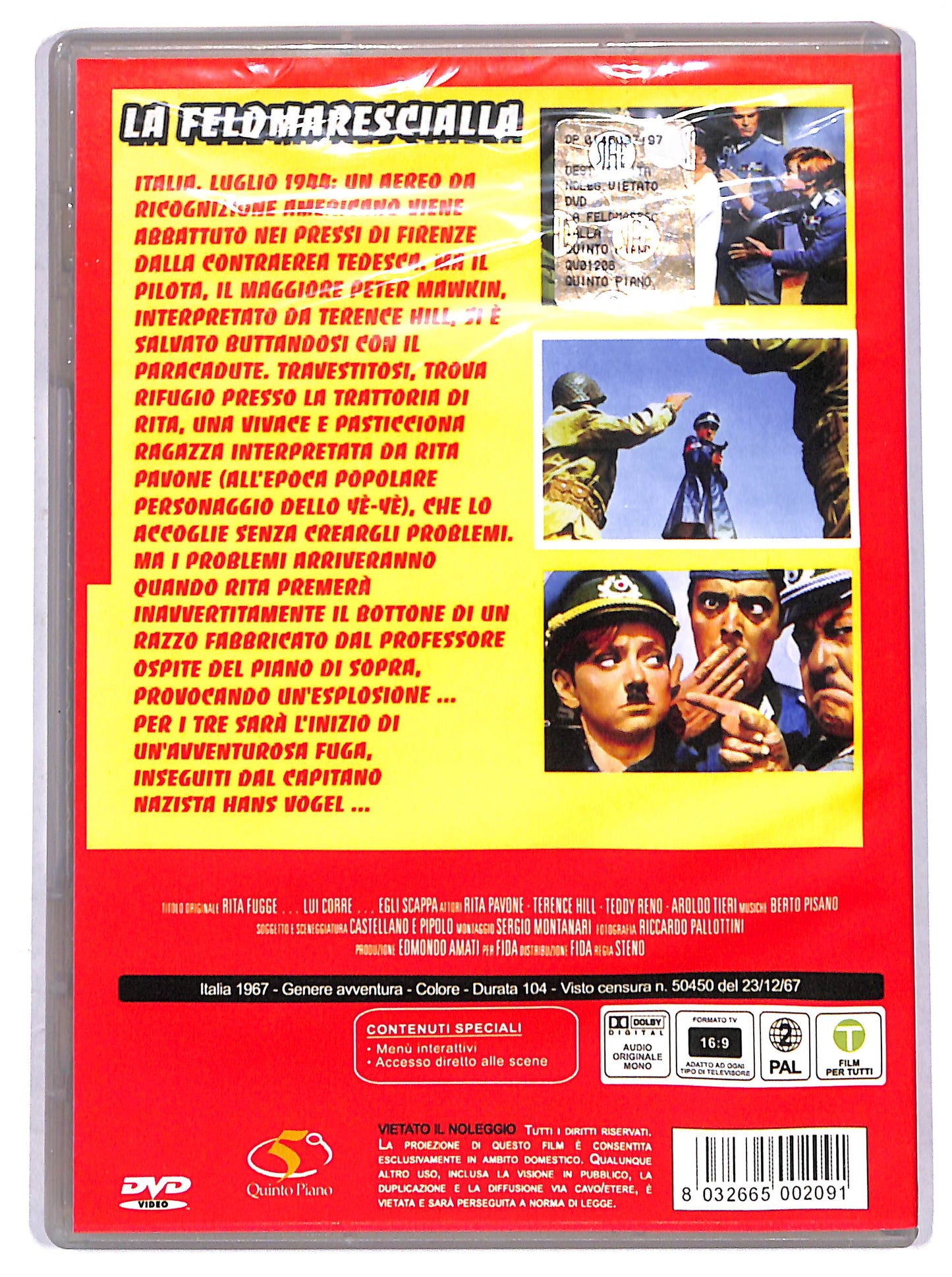 EBOND La feldmarescialla Rita fugge... lui corre... egli scappa DVD D693147