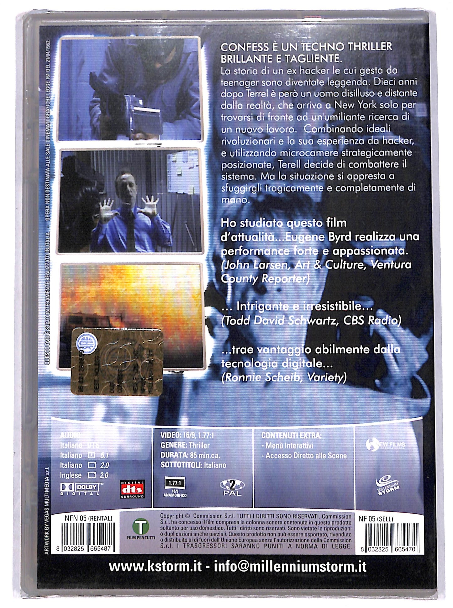EBOND Confess EDITORIALE DVD D693308