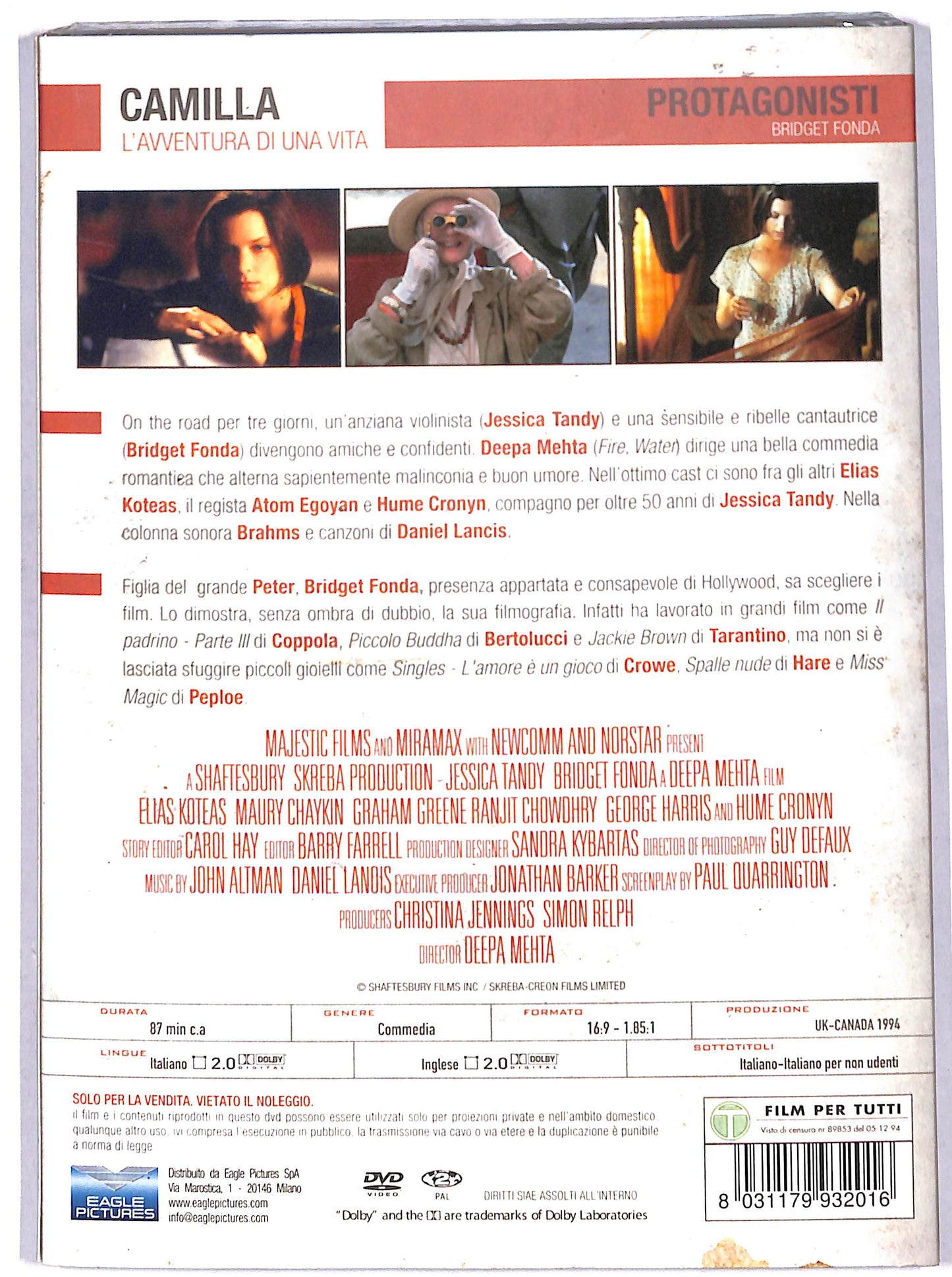 EBOND camilla, l'avventura di una vita DVD D693332
