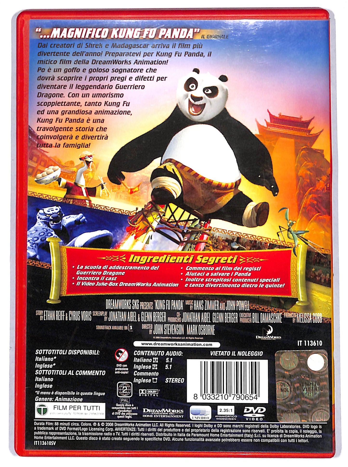 EBOND kung fu panda DVD D693532