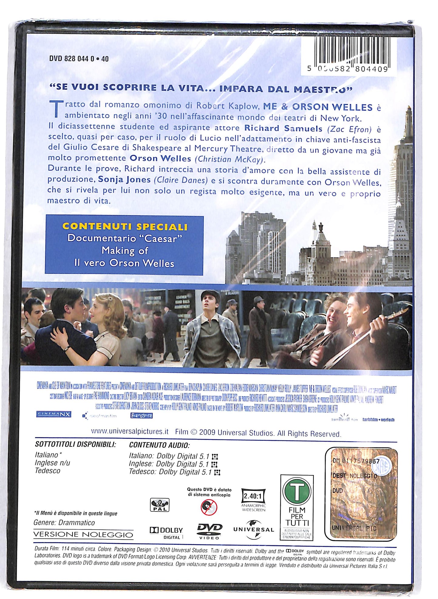 EBOND Me e Orson Welles NOLEGGIO DVD D693602