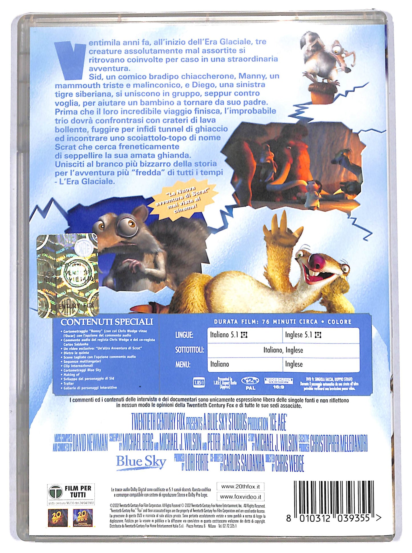 EBOND l'era glaciale DVD D693705