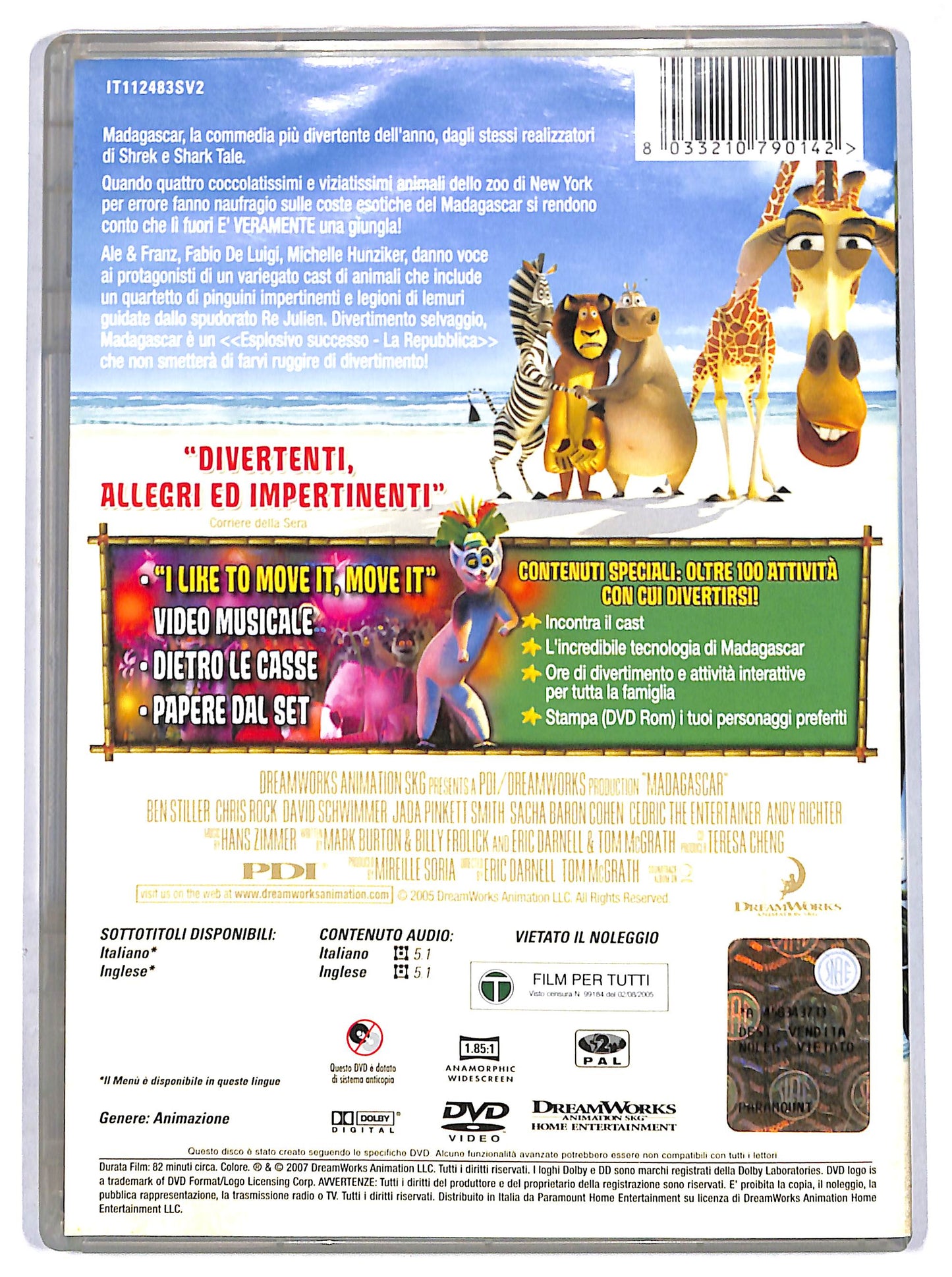 EBOND MADAGASCAR DVD D693734