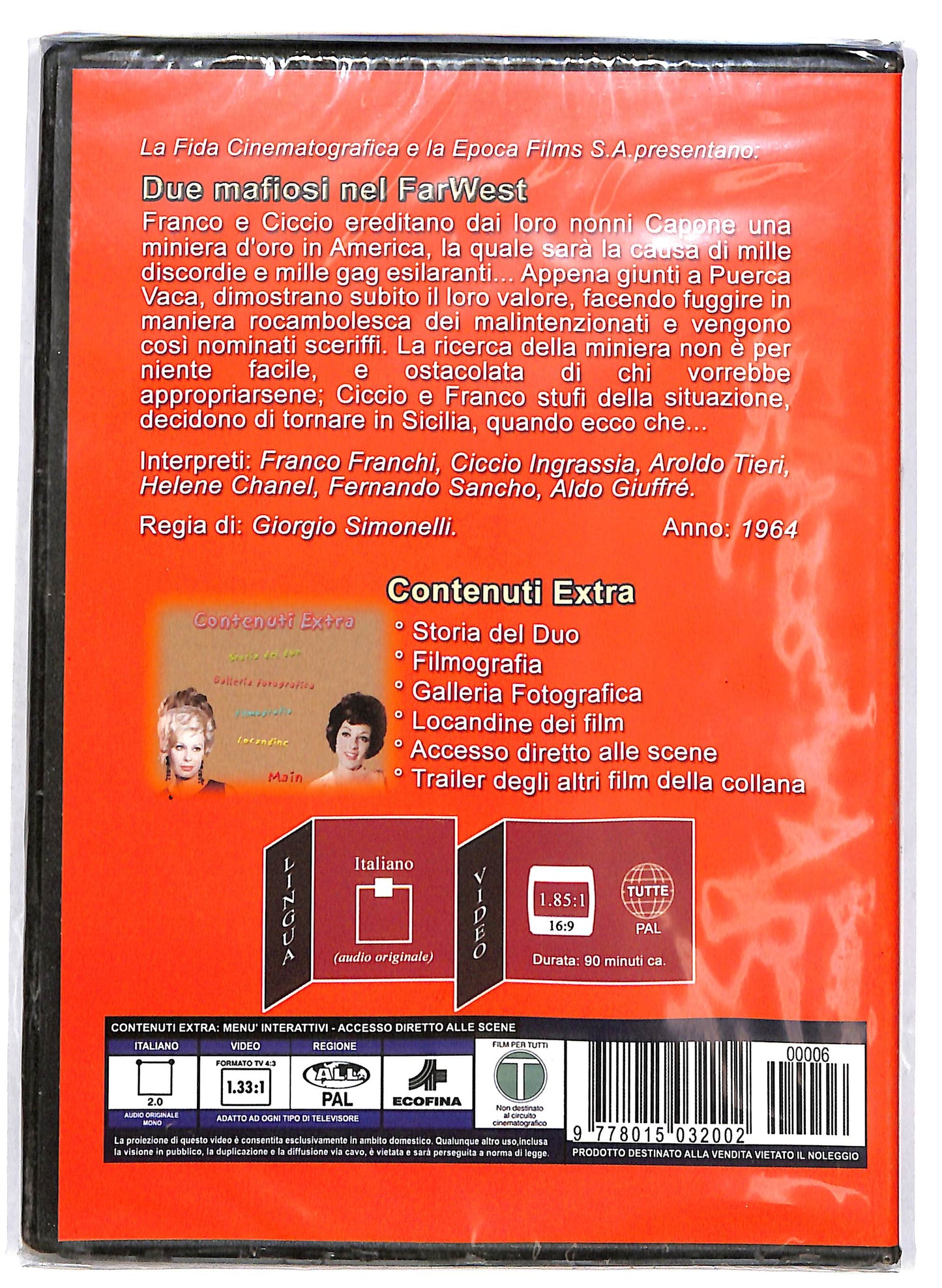 EBOND Due mafiosi nel Far West DVD D693804