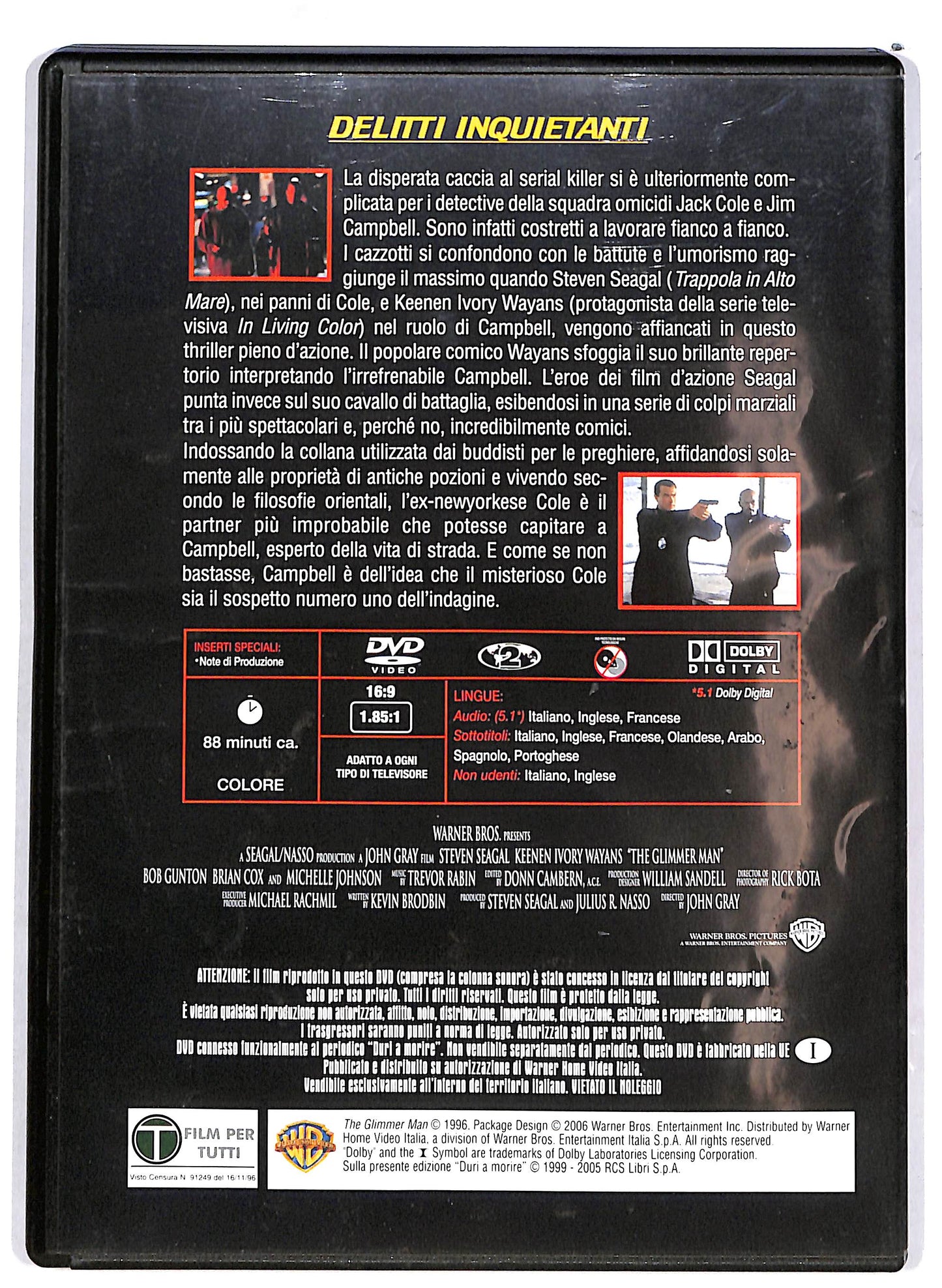 EBOND Delitti inquietanti EDITORIALE DVD D693936