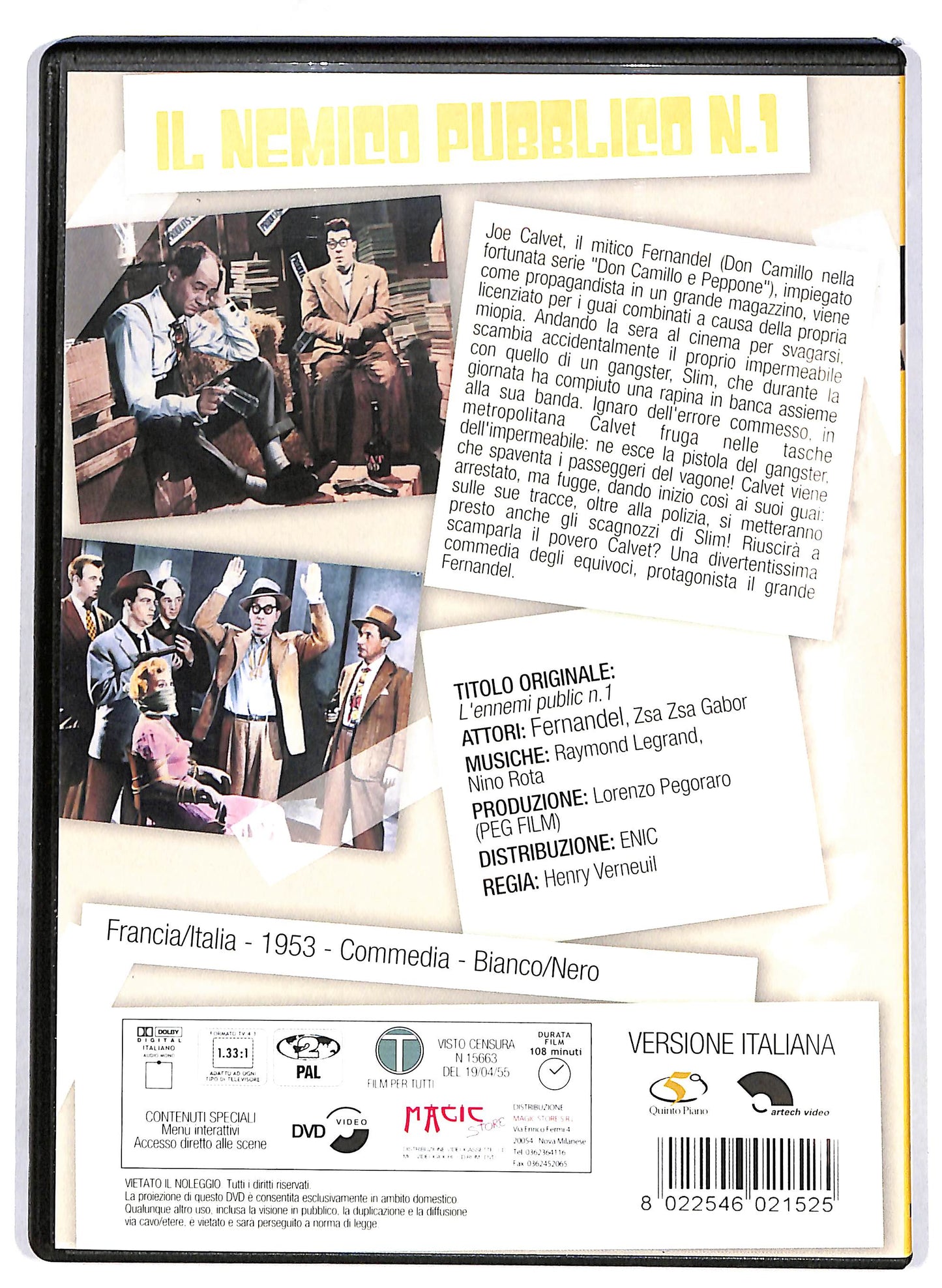 EBOND Il Nemico pubblico n.1 DVD D693960