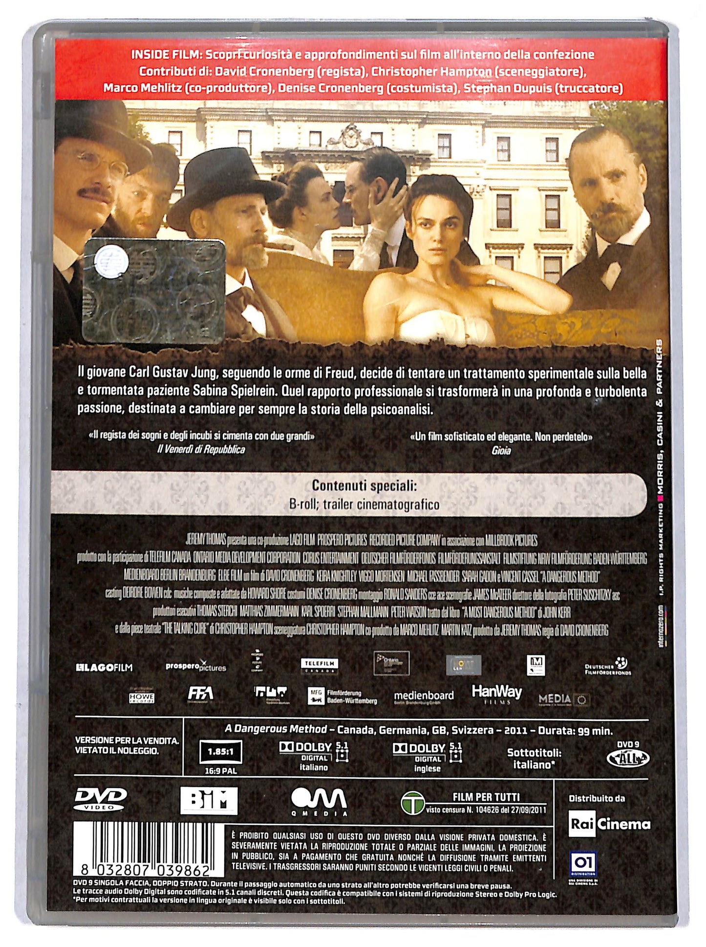 EBOND a dangerous method DVD D694030