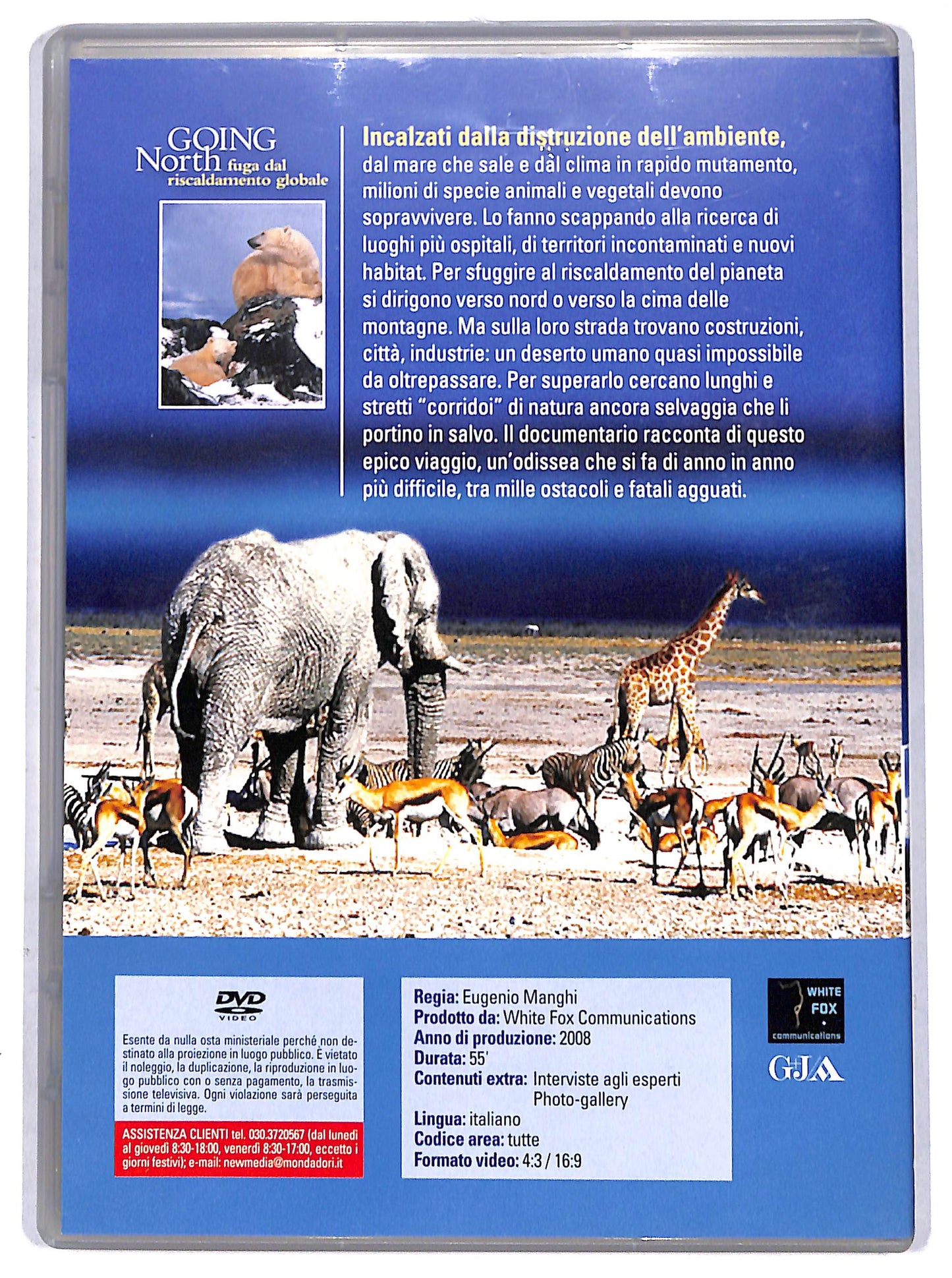 EBOND Going North - Fuga dal riscaldamento globale EDITORIALE DVD D694057