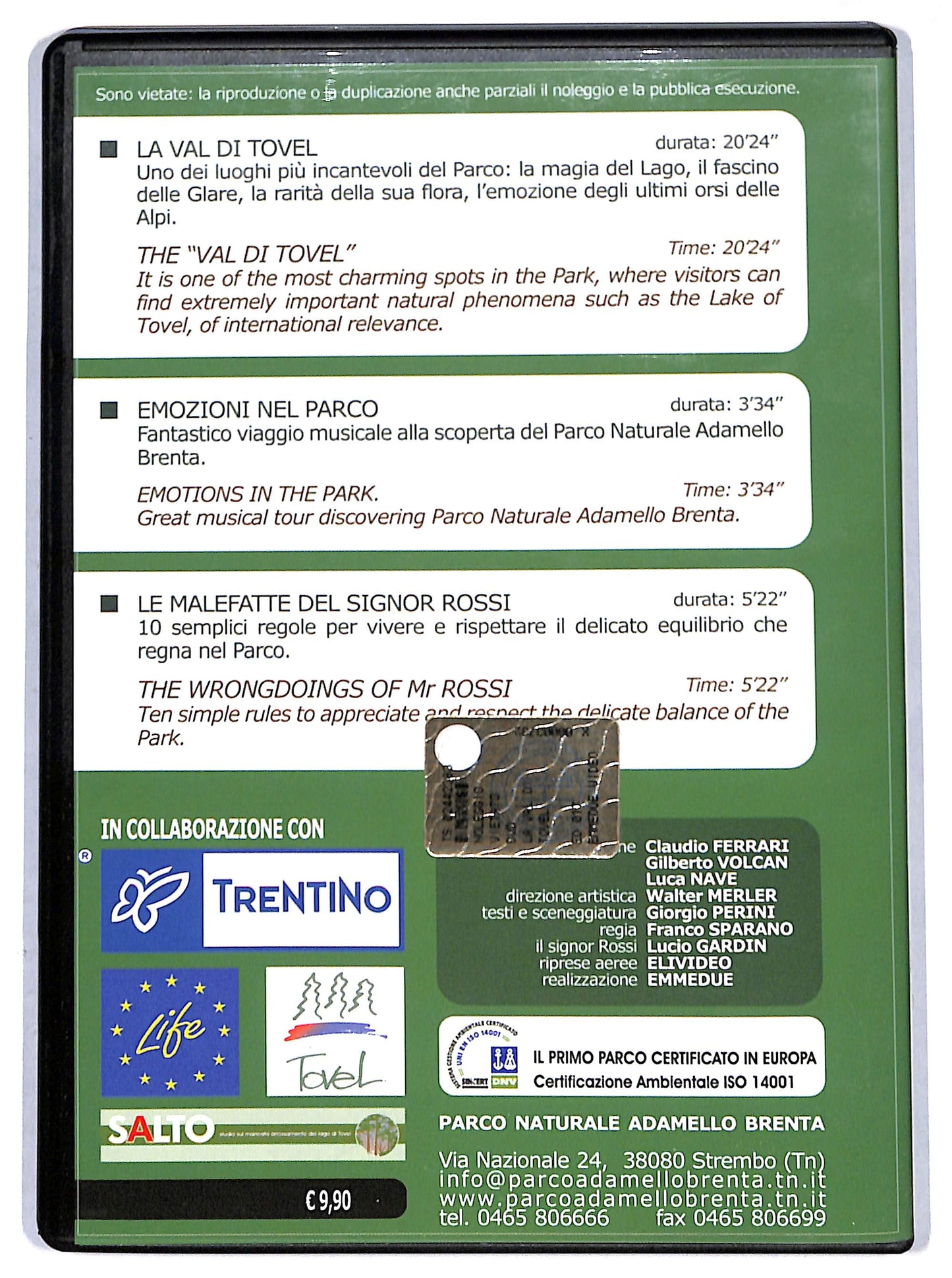 EBOND la val di tovel - emozioni nel parco, le malefatte EDITORIALE DVD D694060