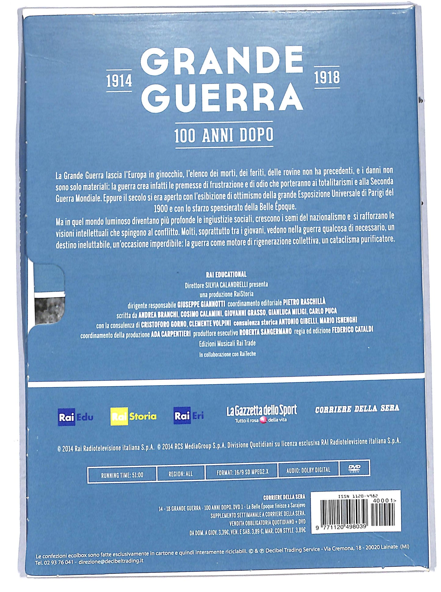 EBOND La belle epoque finisce a Sarajevo - volume 1 EDITORIALE DVD D694062