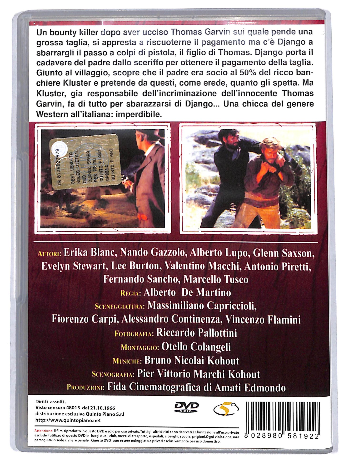 EBOND django spara per primo DVD D694231