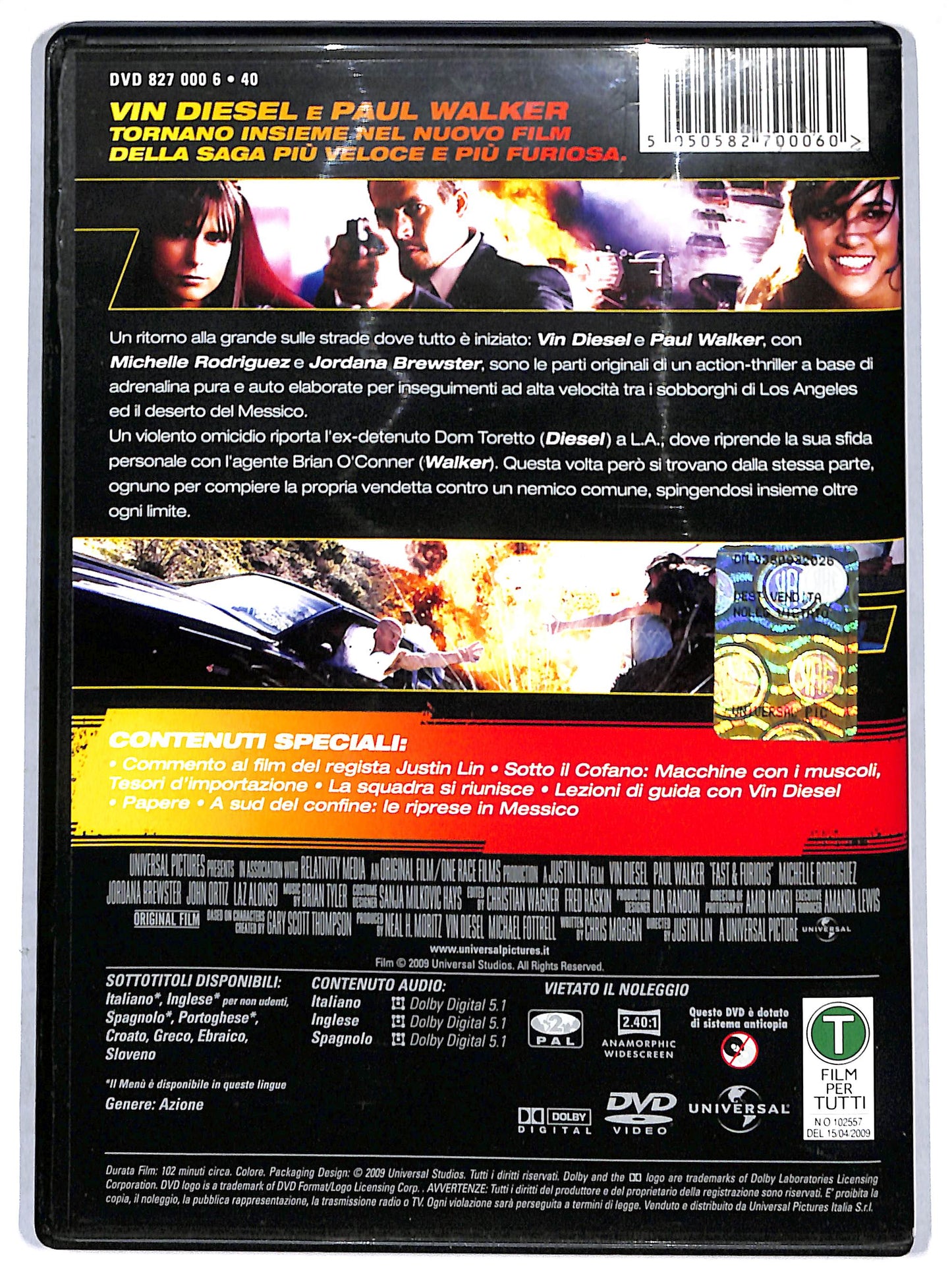 EBOND fast and furious DVD D694248