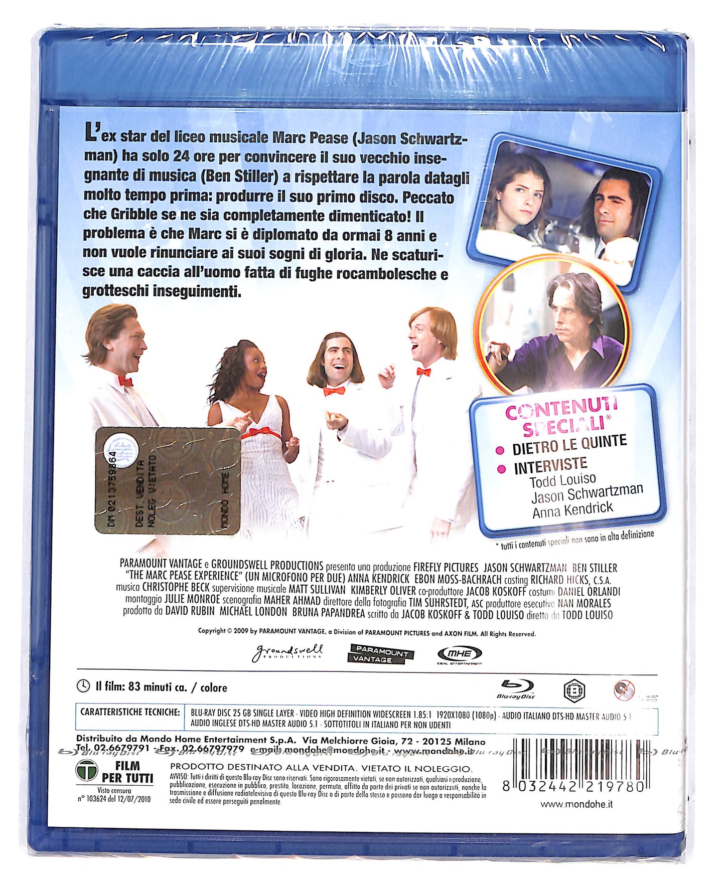 EBOND Un microfono per due BLURAY D694328