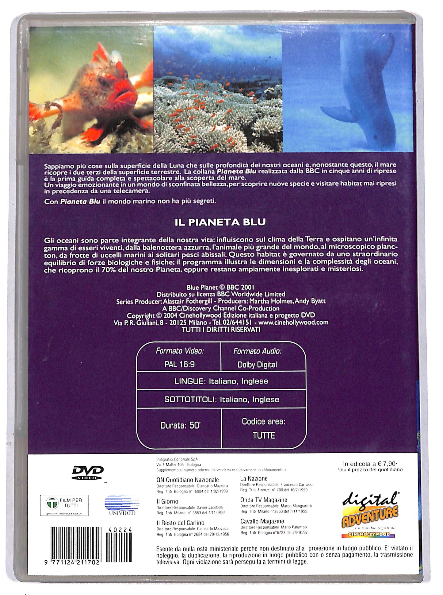 EBOND pianeta blu - una grande enciclopedia del mare EDITORIALE DVD D694424